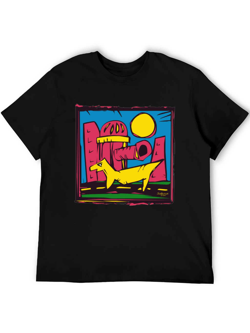 Urban Cartoon Graphic T-Shirt