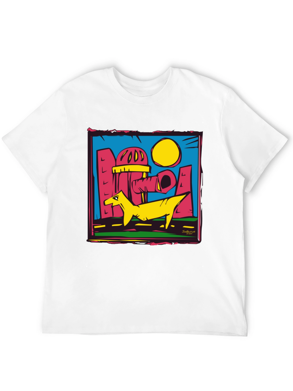 Urban Cartoon Graphic T-Shirt