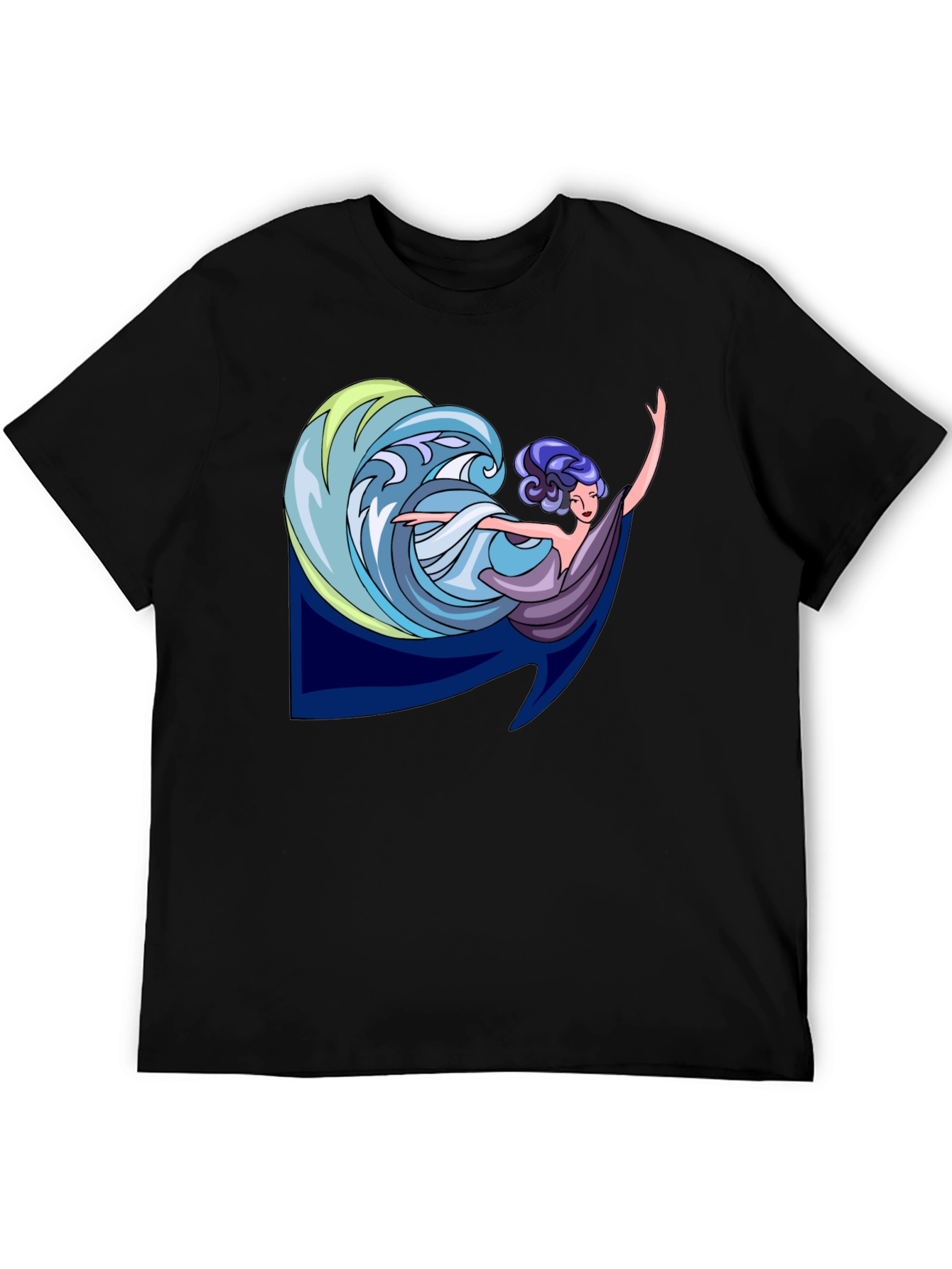 Ocean Wave Maiden Graphic T-Shirt