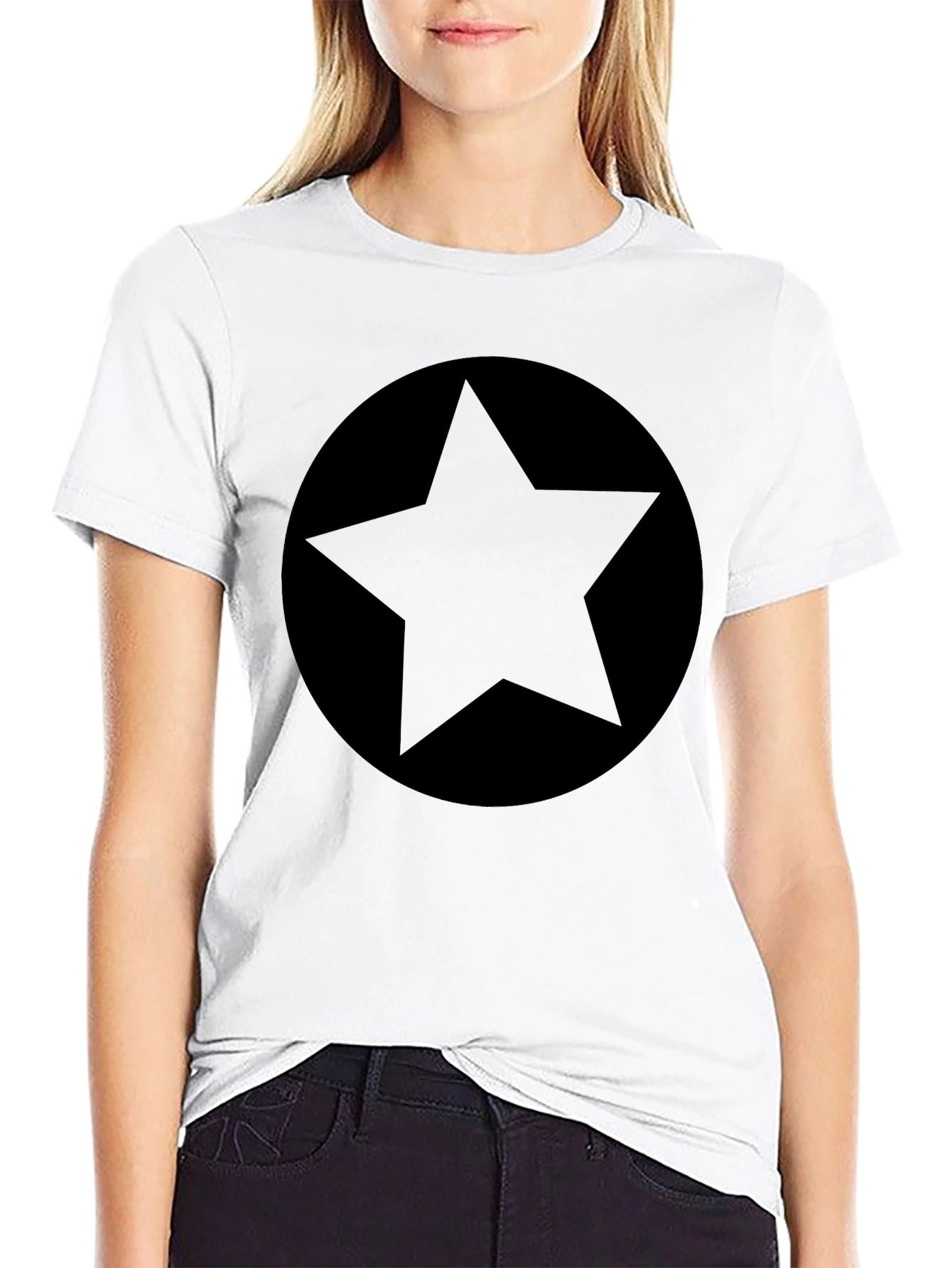 Black Star Graphic Tee - Stylish & Edgy