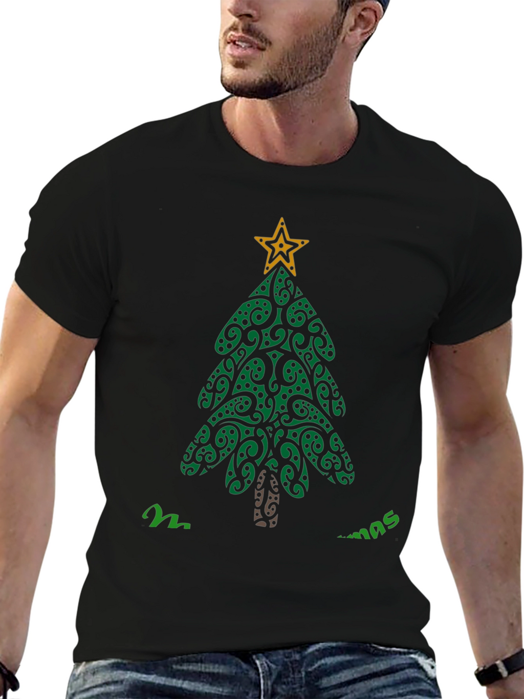 Festive Maori Christmas Tree T-Shirt