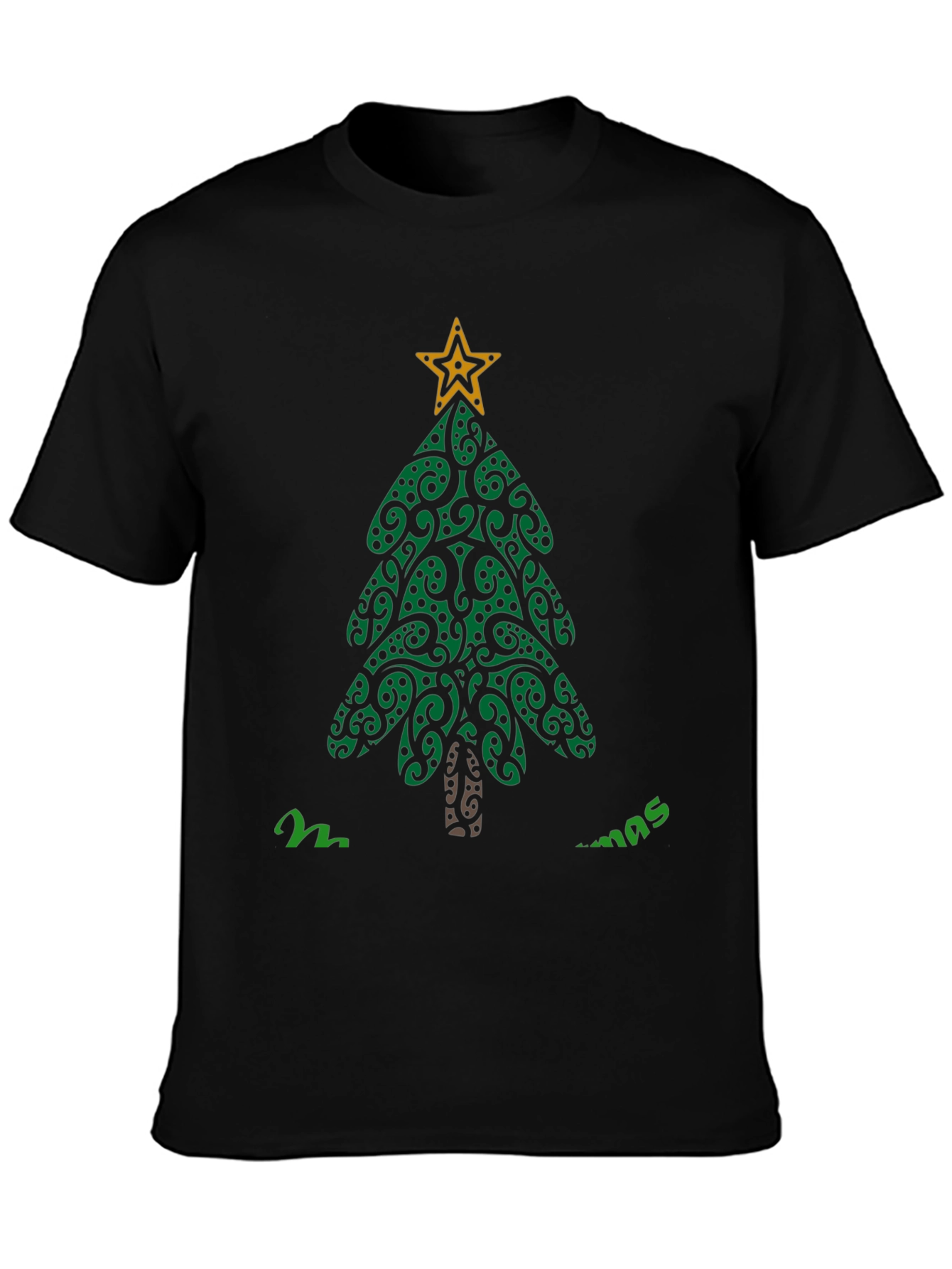 Festive Maori Christmas Tree T-Shirt