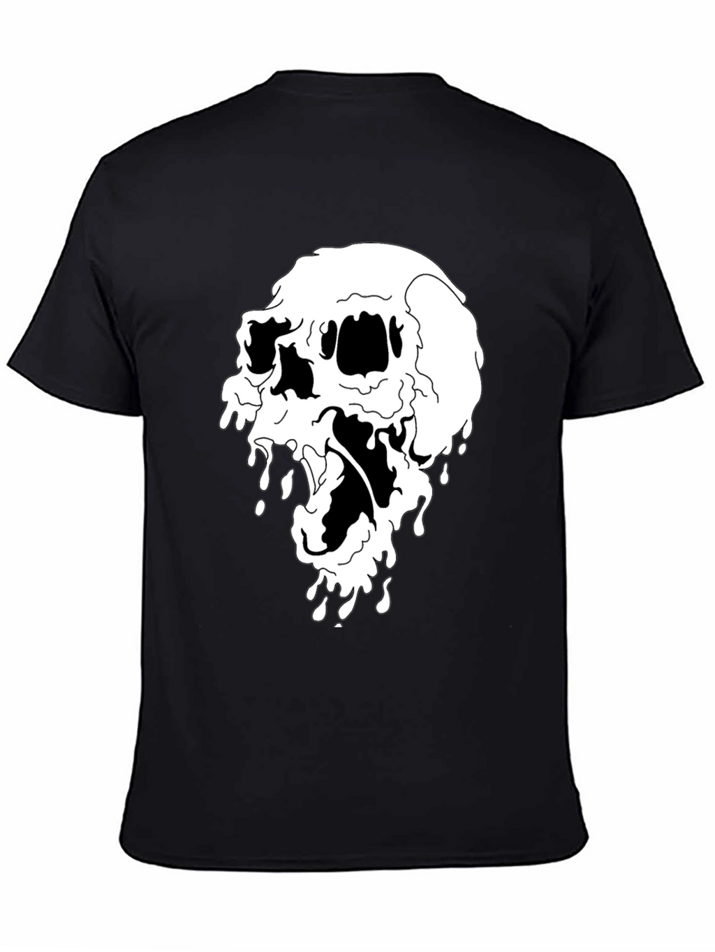 Skull Graphic Tee - Black