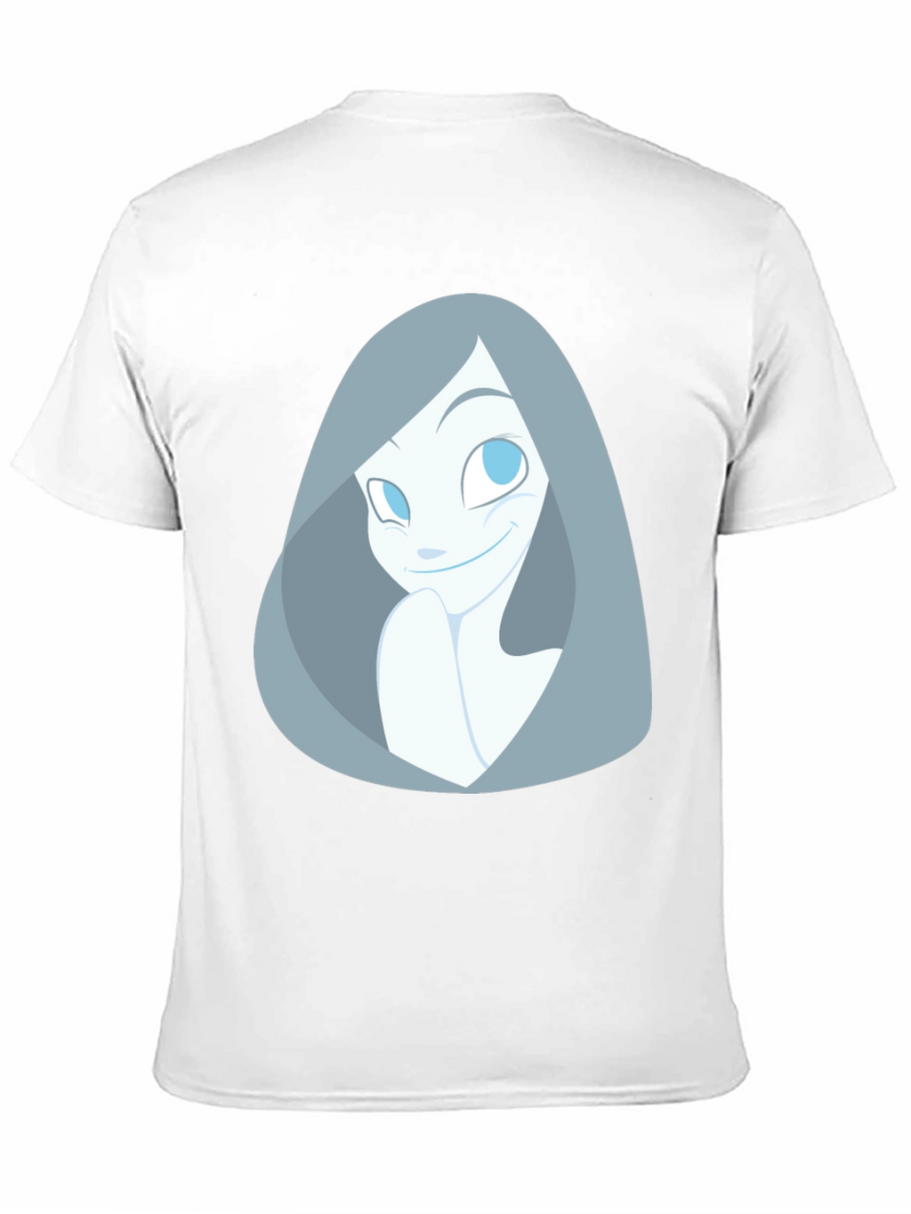 Cartoon Ghost Graphic Black T-Shirt