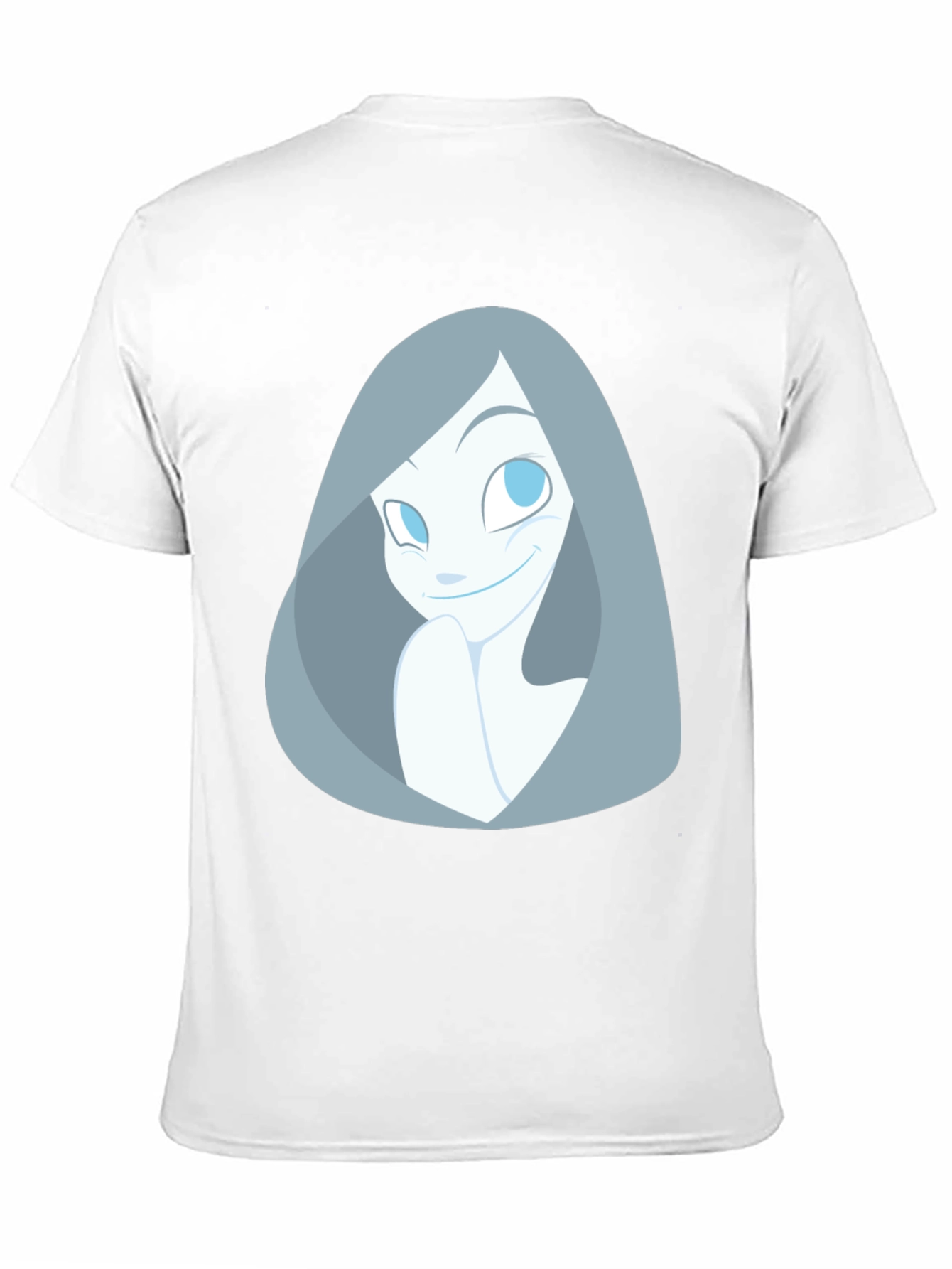 Cartoon Ghost Graphic Black T-Shirt