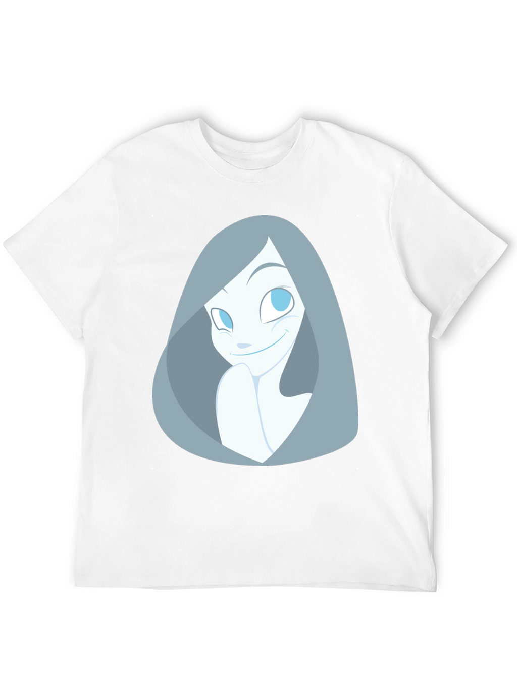 Cartoon Ghost Graphic Black T-Shirt
