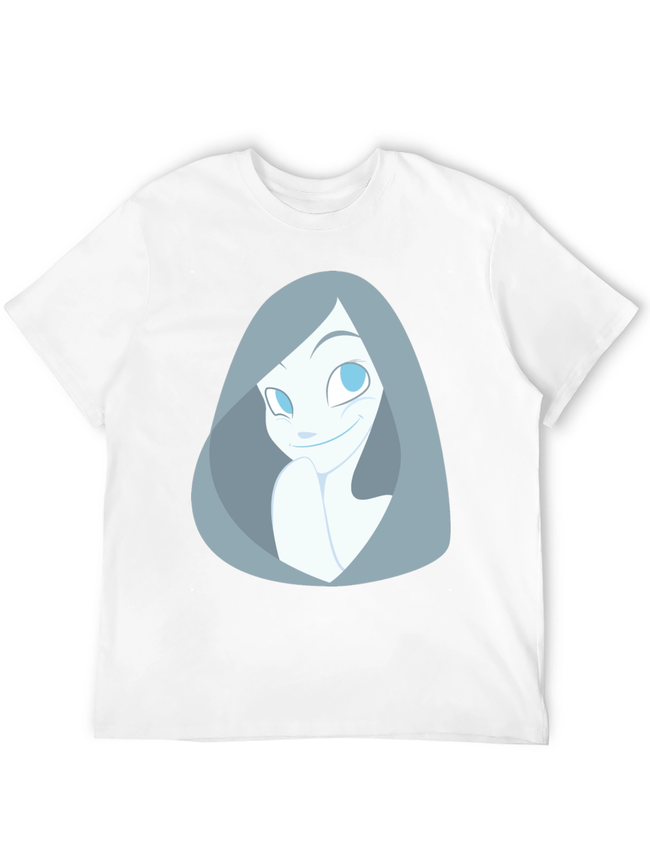 Cartoon Ghost Graphic Black T-Shirt
