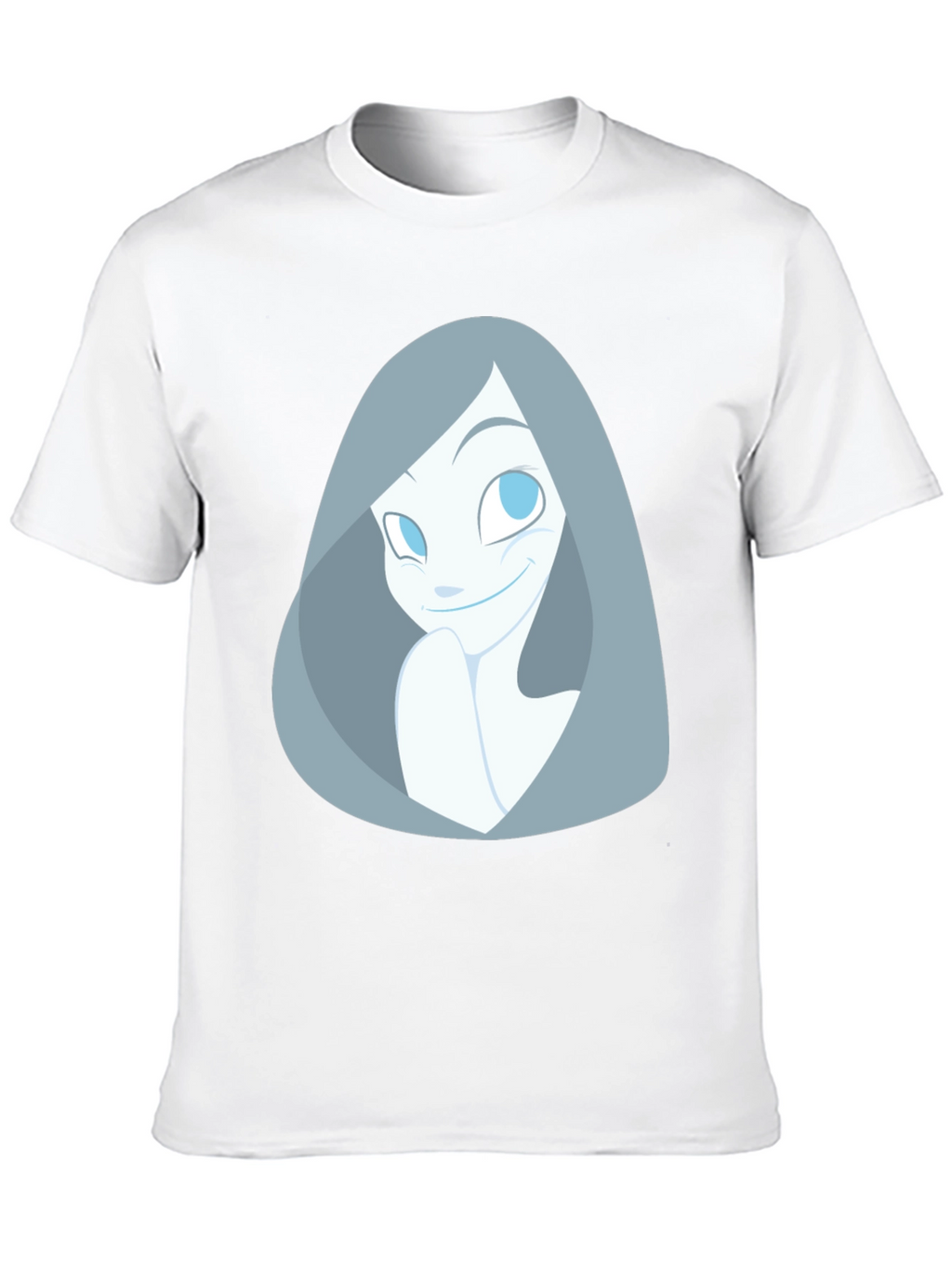 Cartoon Ghost Graphic Black T-Shirt