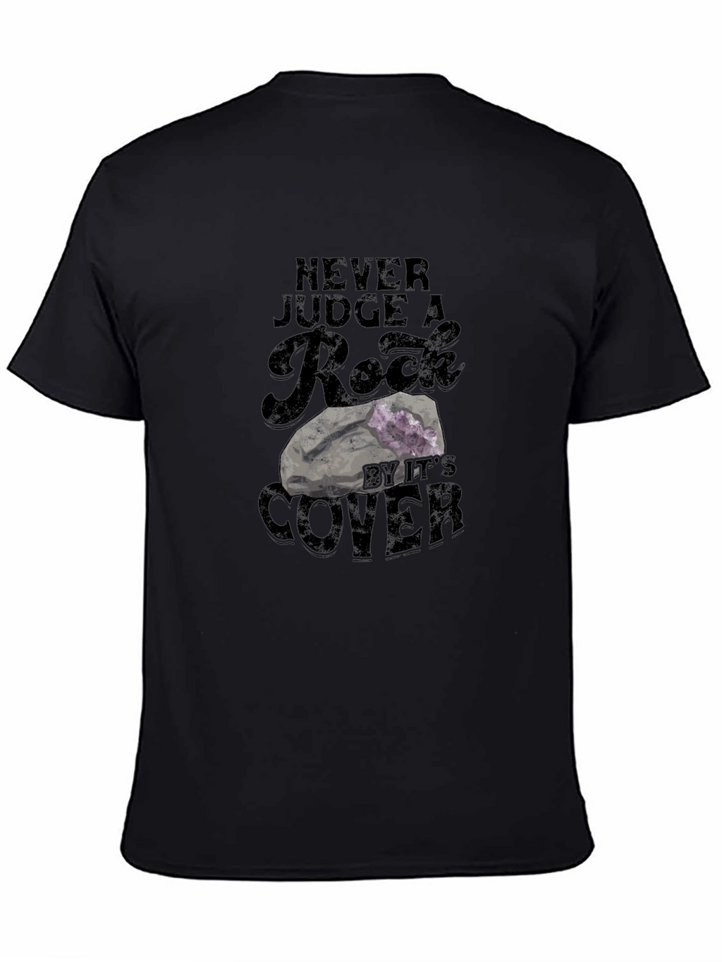 Never Judge a Rock T-Shirt - Black
