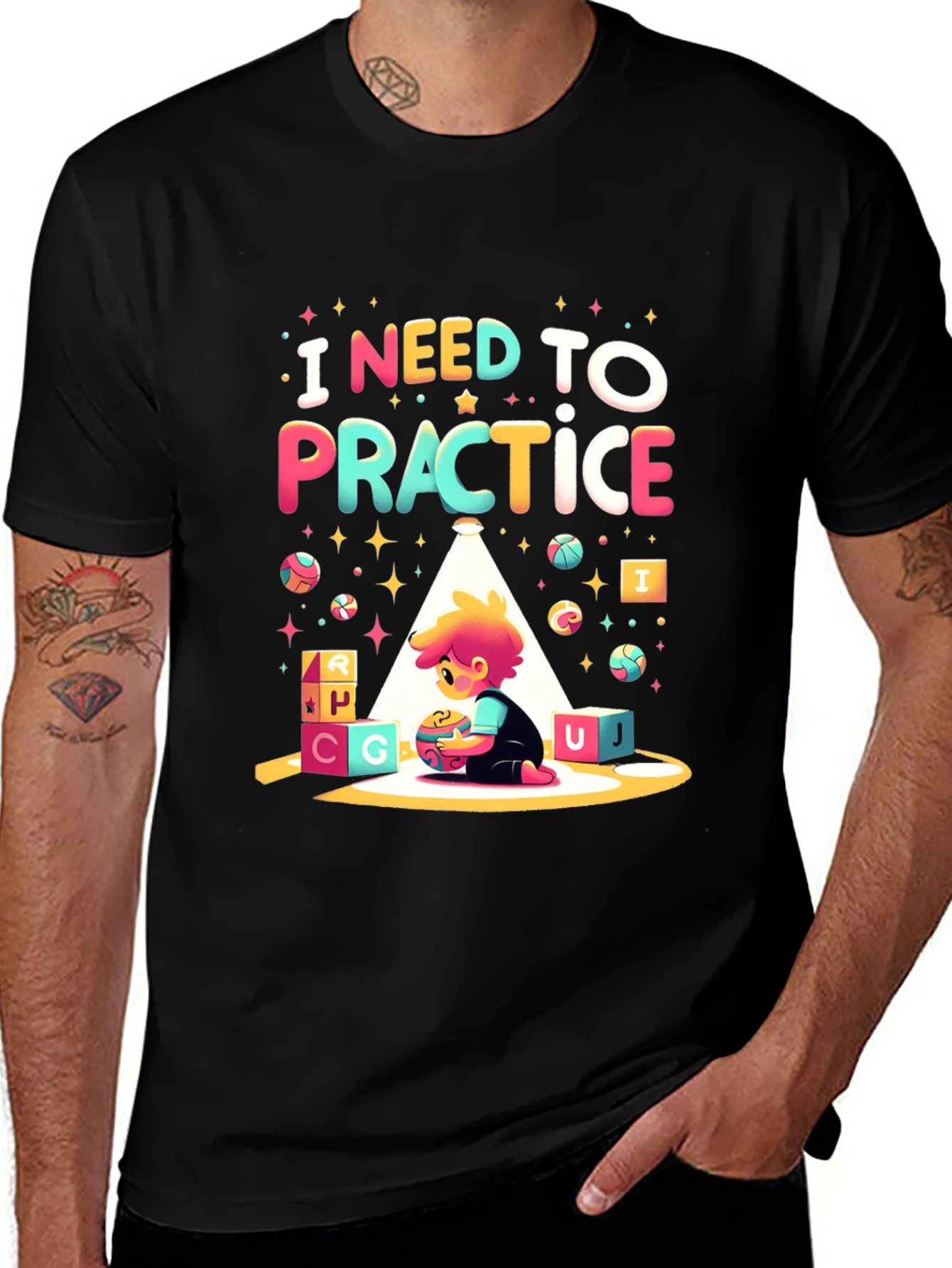 Practice T-Shirt: Colorful Toddler Design