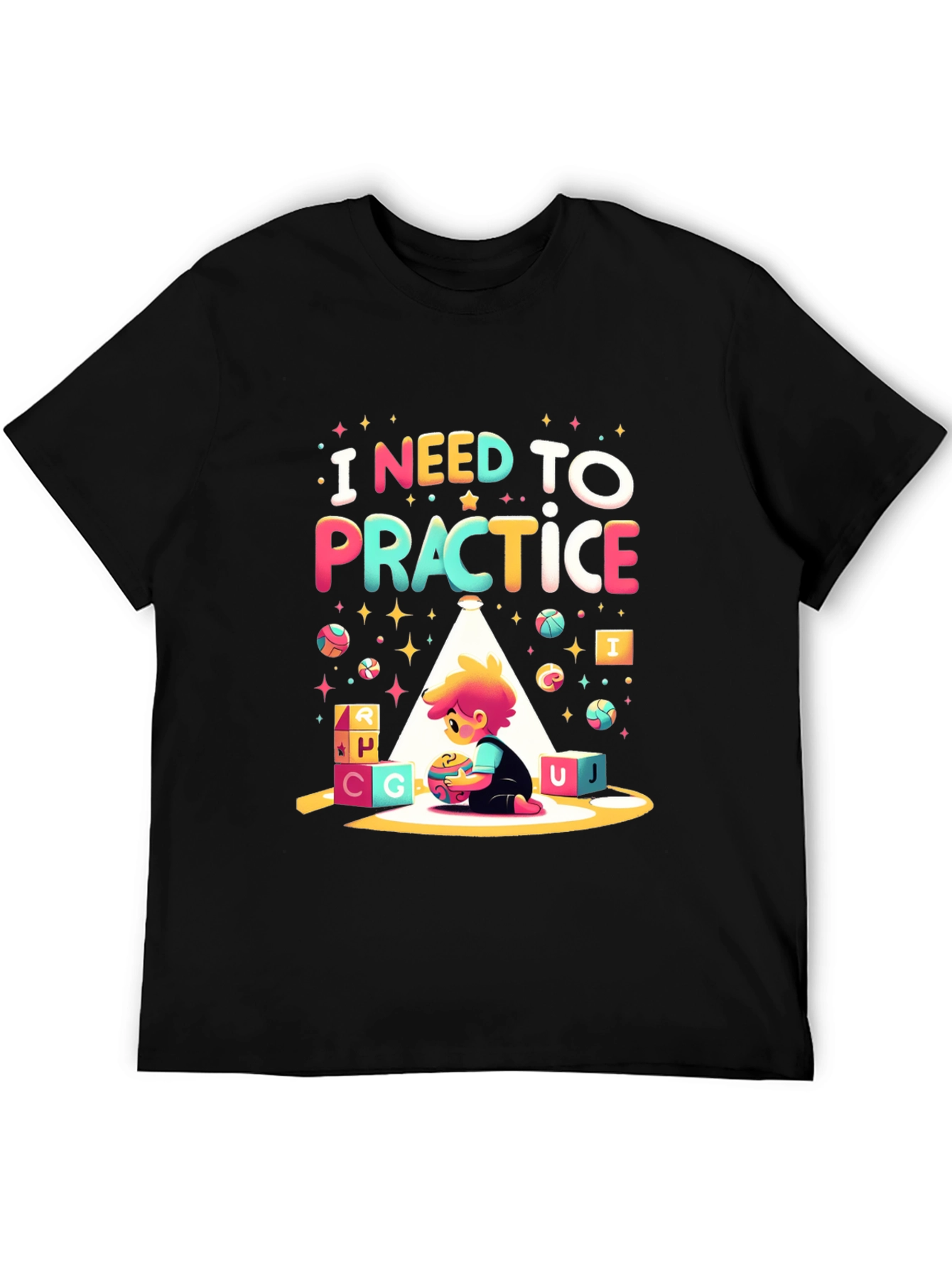Practice T-Shirt: Colorful Toddler Design