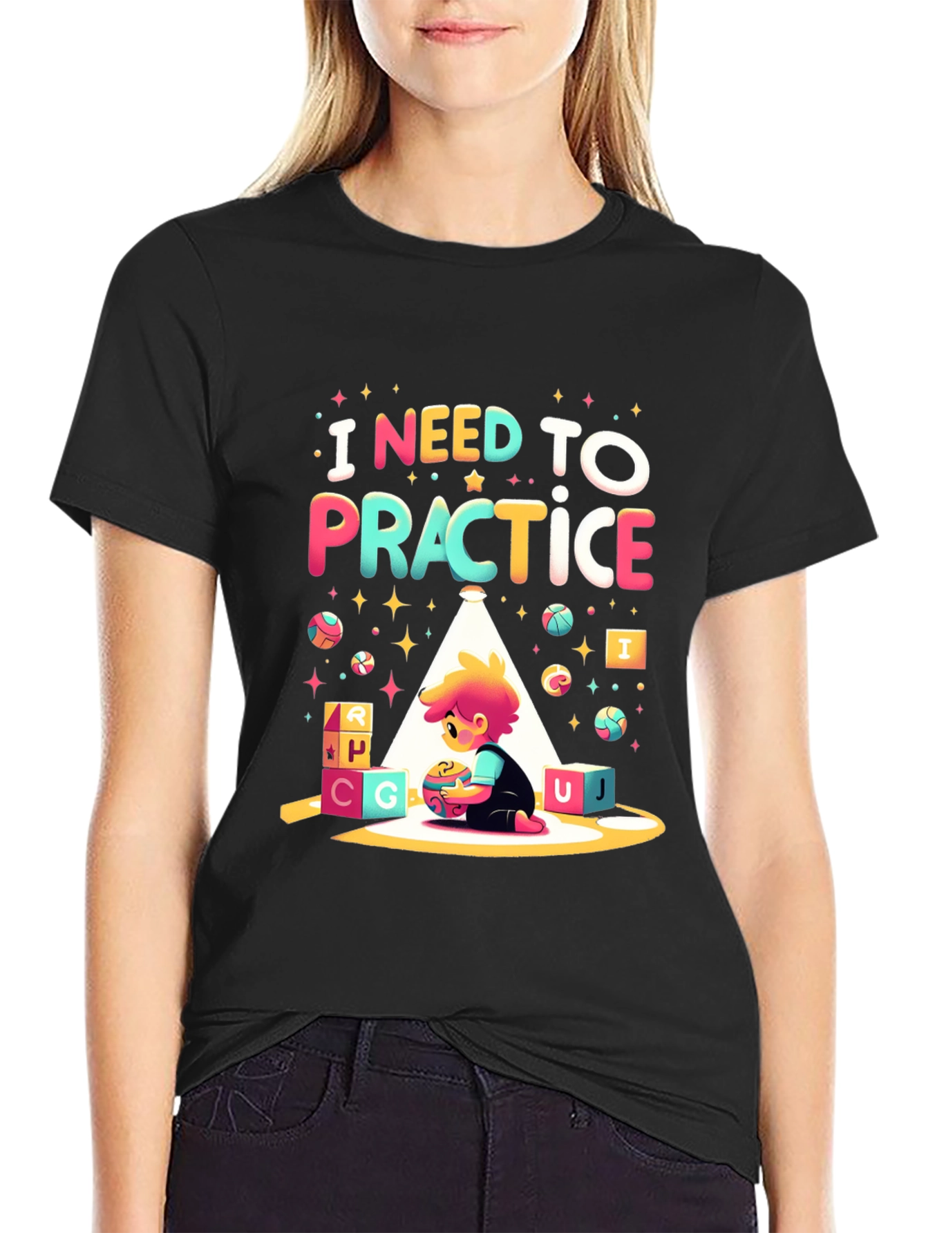 Practice T-Shirt: Colorful Toddler Design