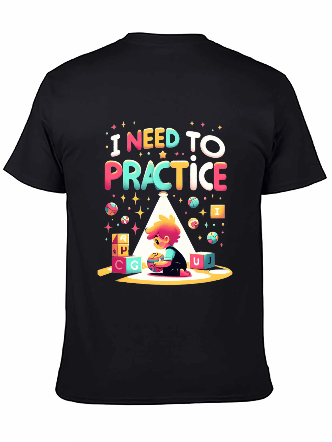 Practice T-Shirt: Colorful Toddler Design