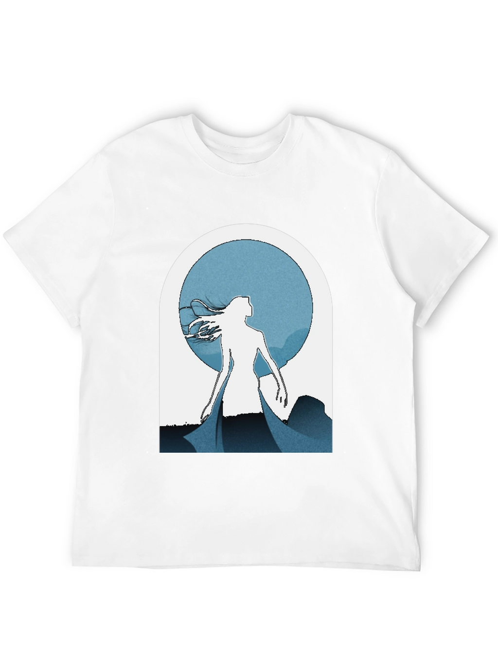 Woman in Moonlight Graphic Tee