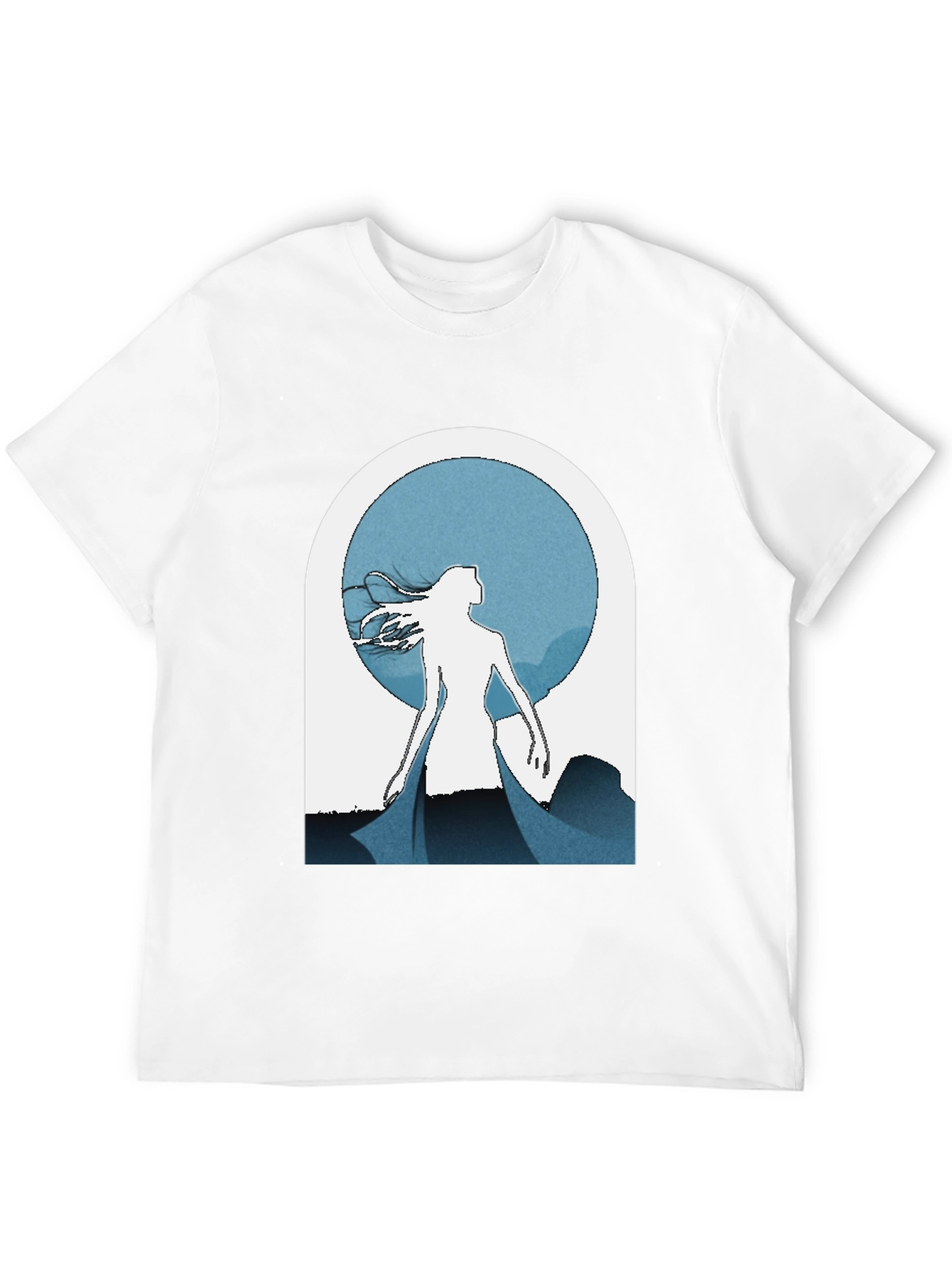 Woman in Moonlight Graphic Tee