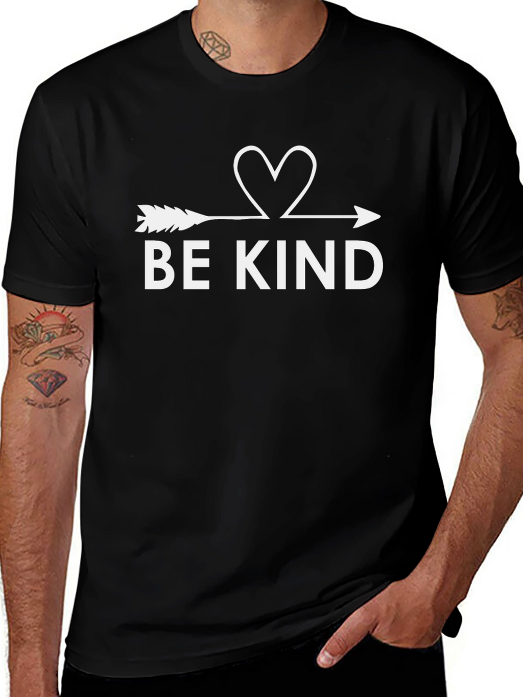 Be Kind Arrow Heart Graphic Tee - Unisex