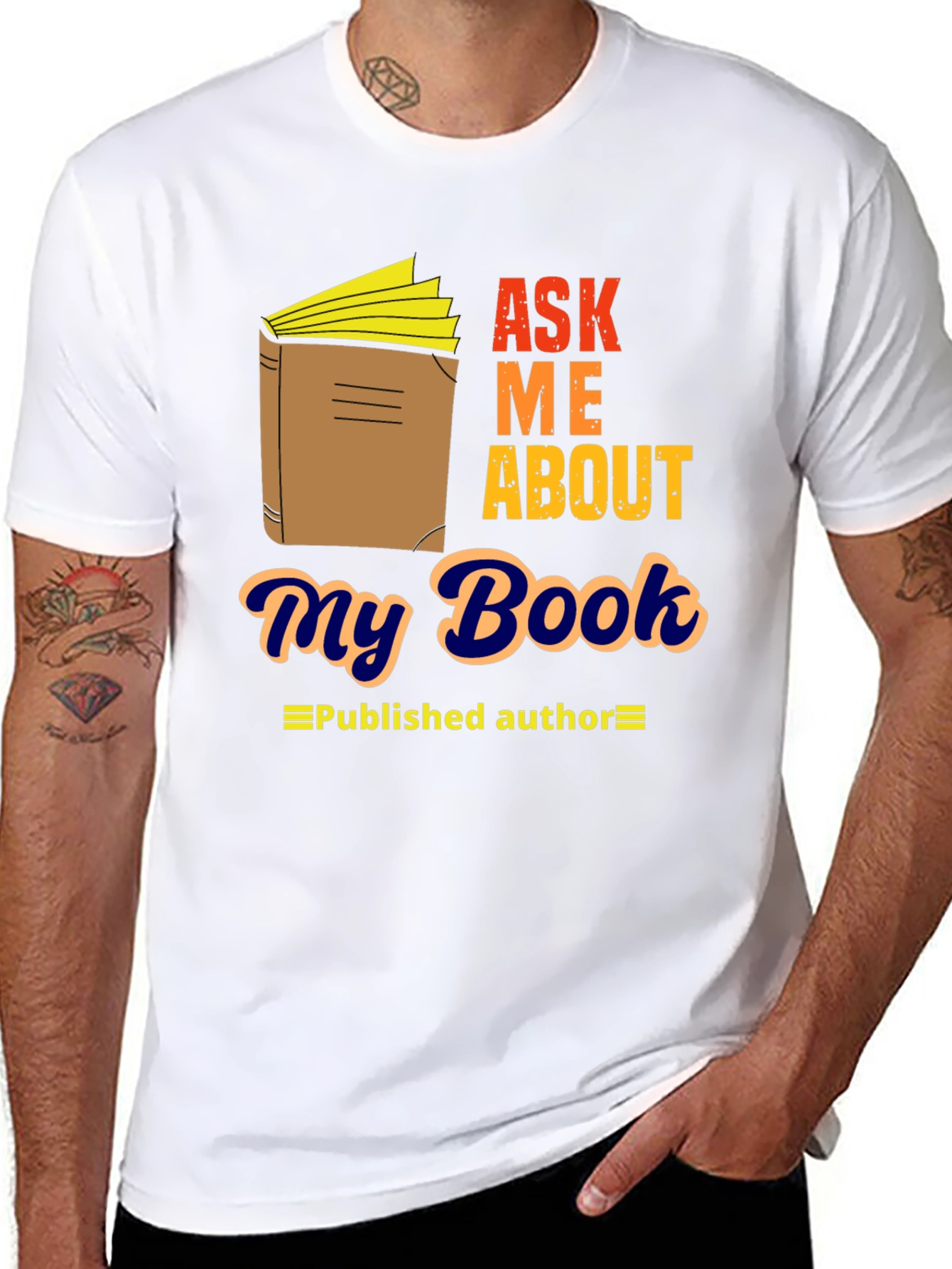 Ask Me About My Book T-Shirt - Published Author Tee
