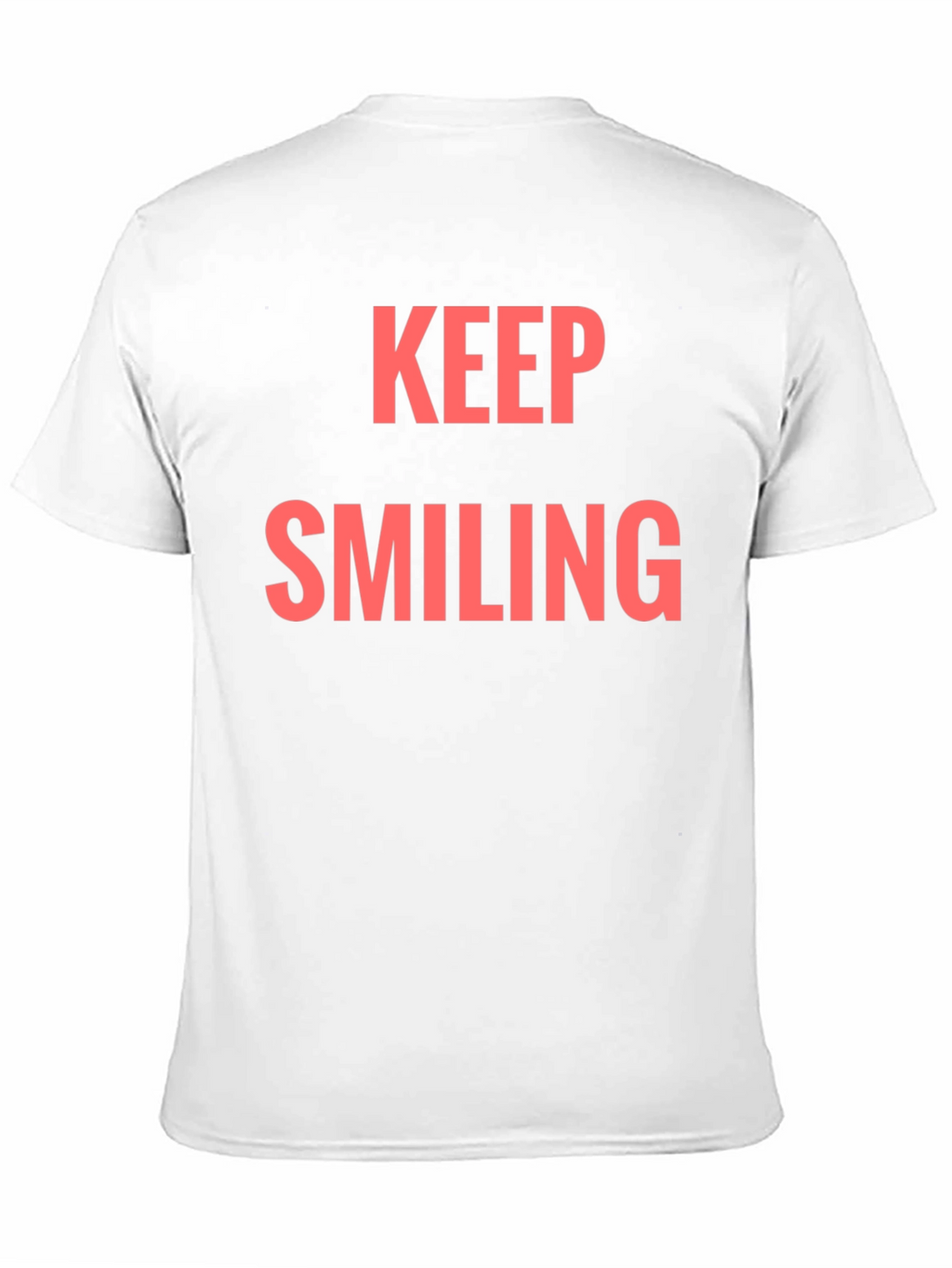 Keep Smiling Graphic Tee - Black Casual T-Shirt