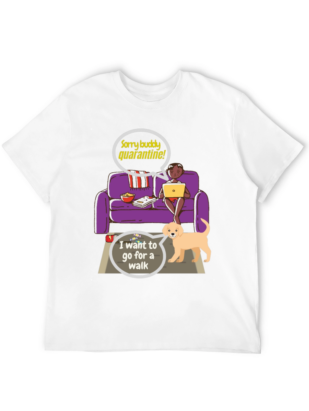 Quarantine Buddy Graphic T-Shirt