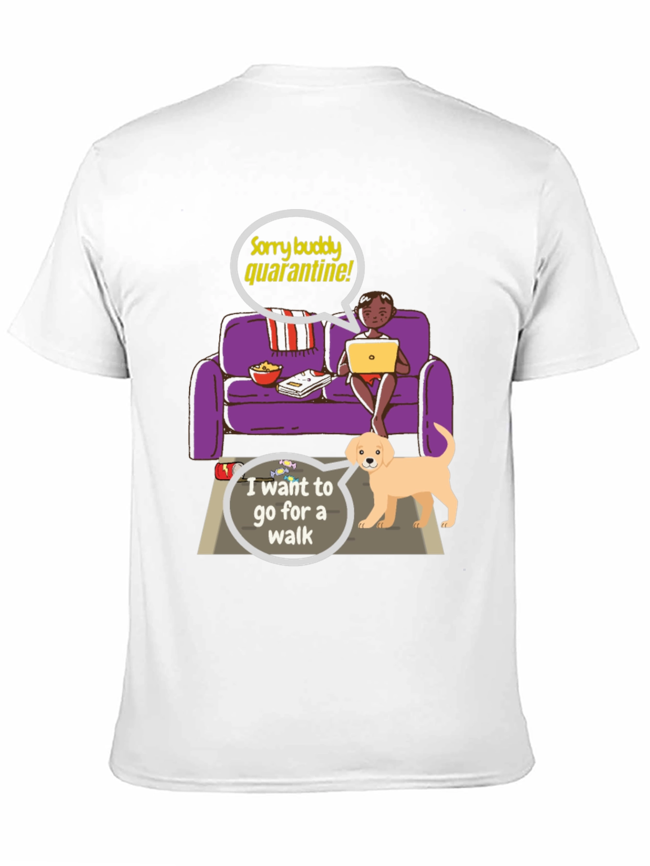 Quarantine Buddy Graphic T-Shirt