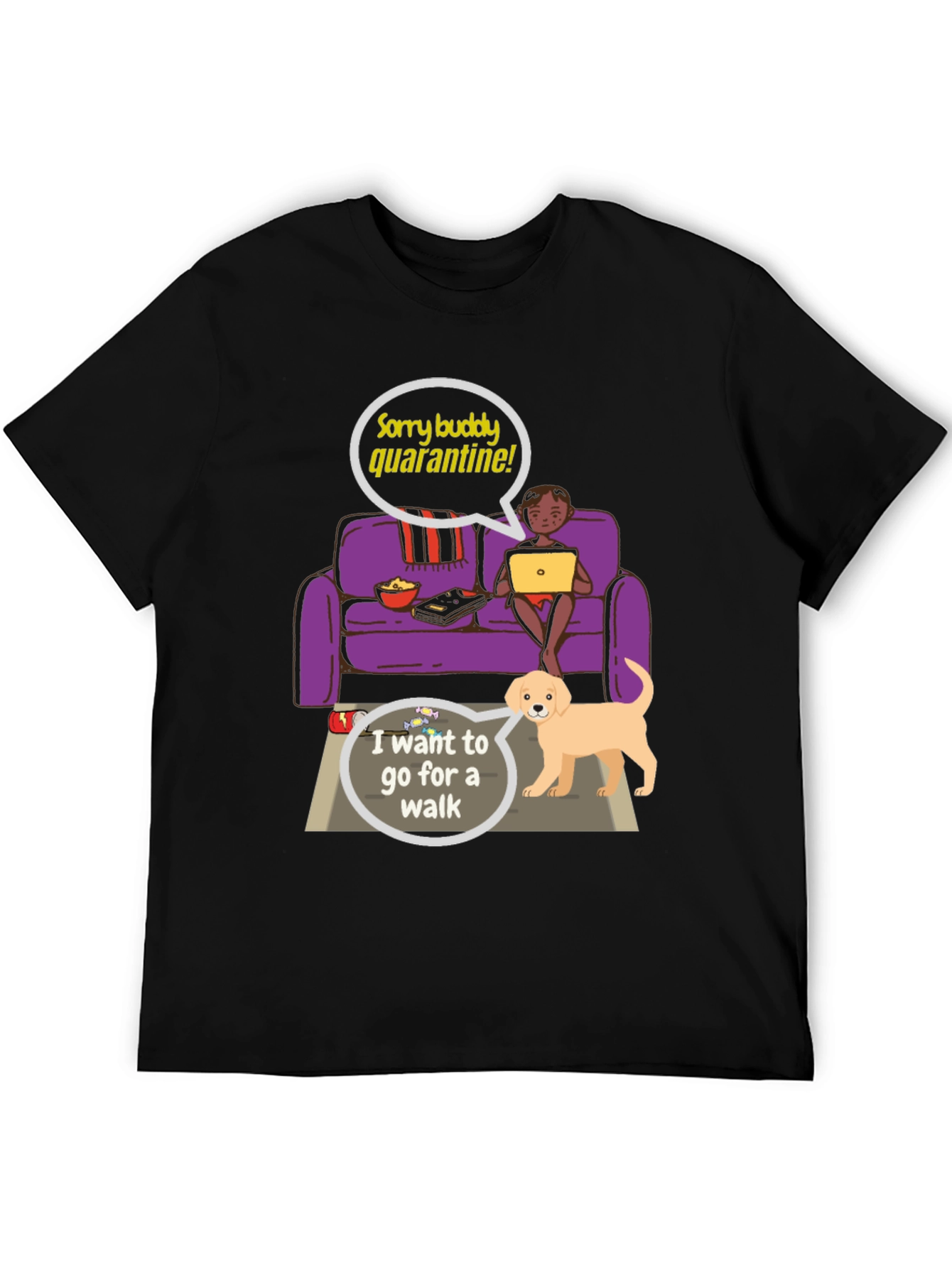 Quarantine Buddy Graphic T-Shirt