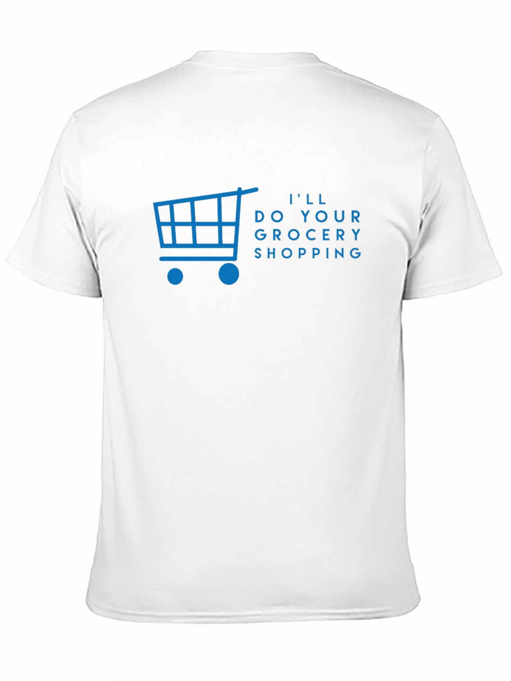 Grocery Shopping T-Shirt - Black Cotton Tee
