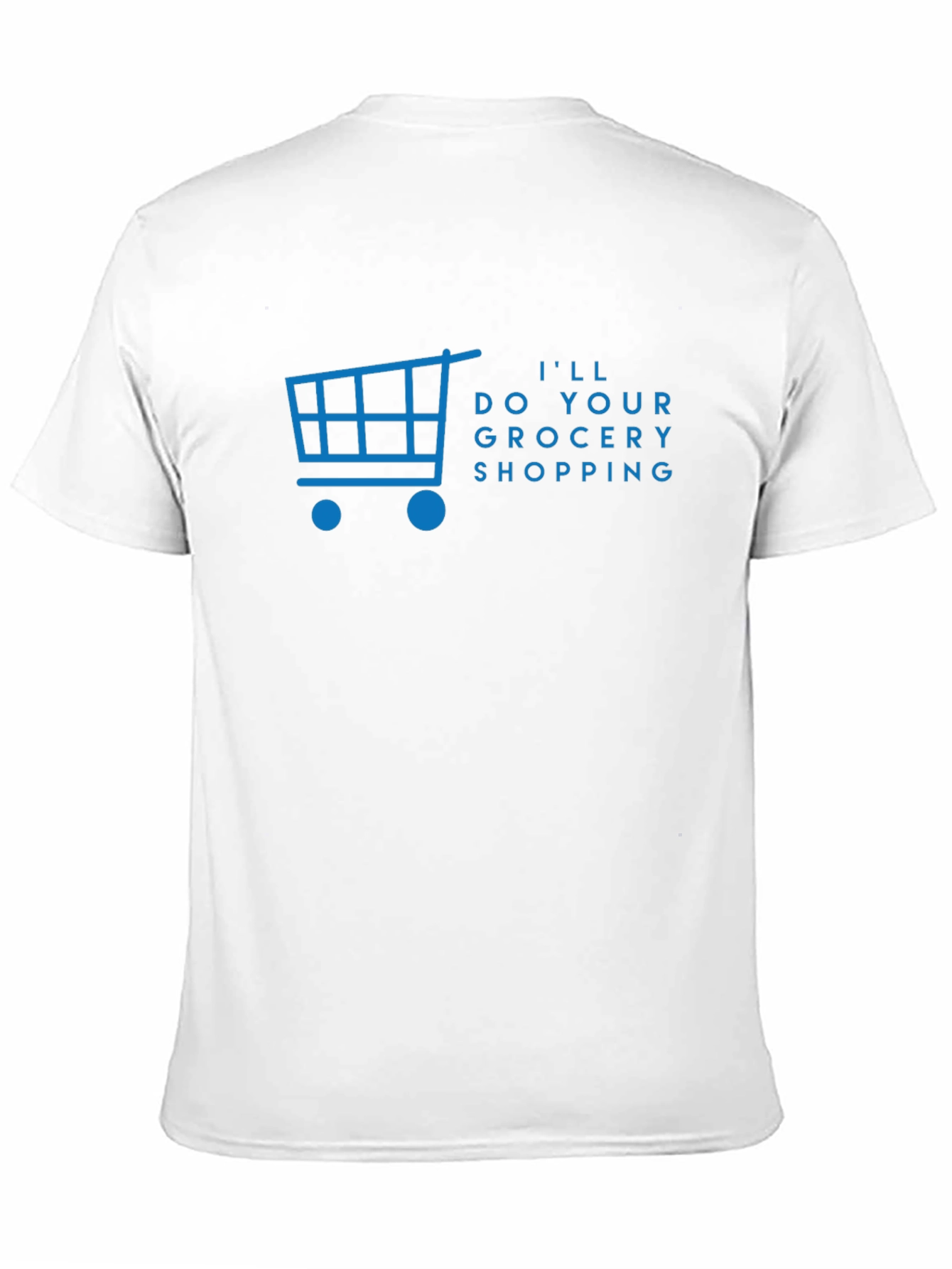 Grocery Shopping T-Shirt - Black Cotton Tee