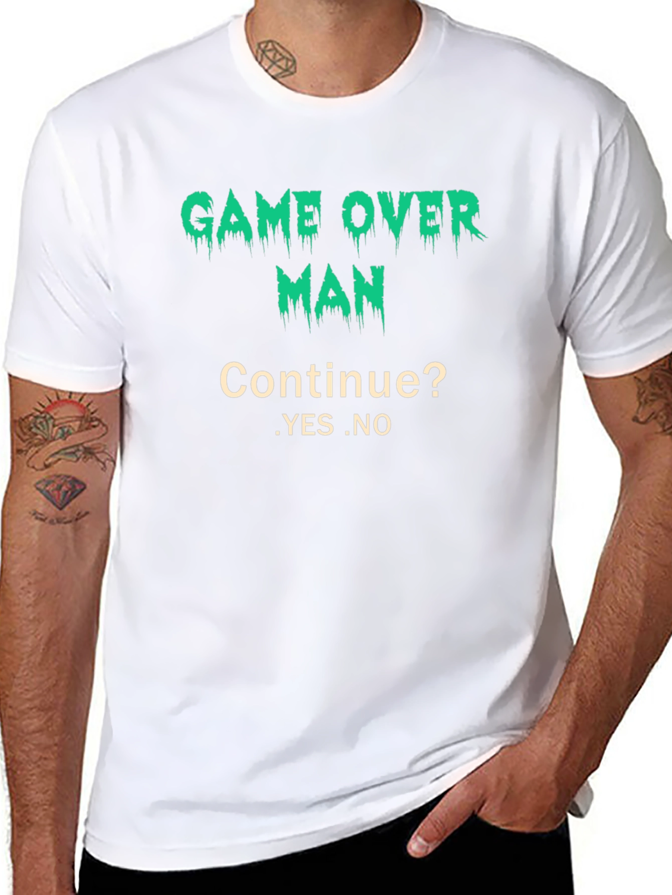 Game Over Man T-Shirt - Gamer Style Tee