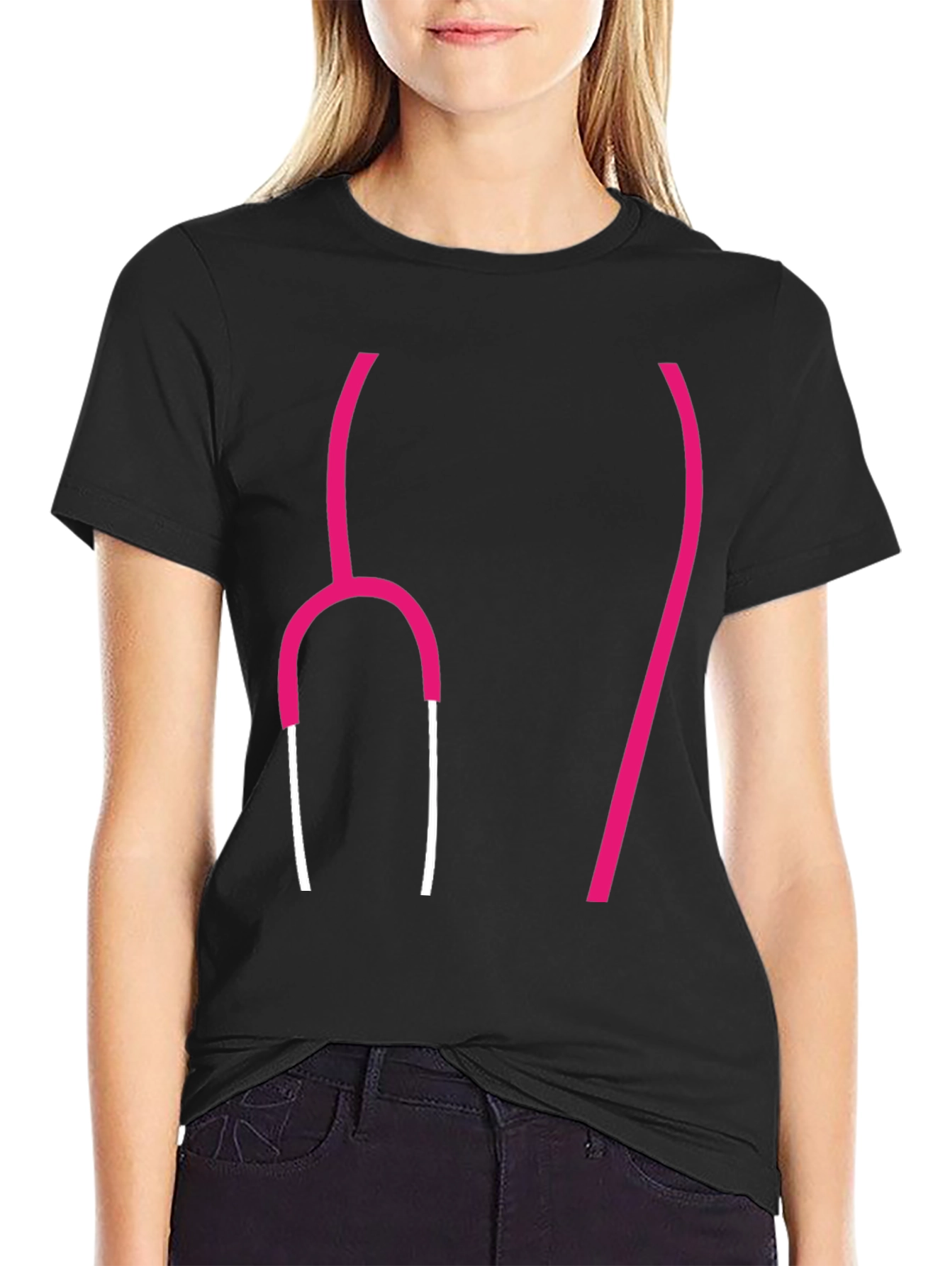 Stethoscope Graphic Tee - Medical Humor T-Shirt