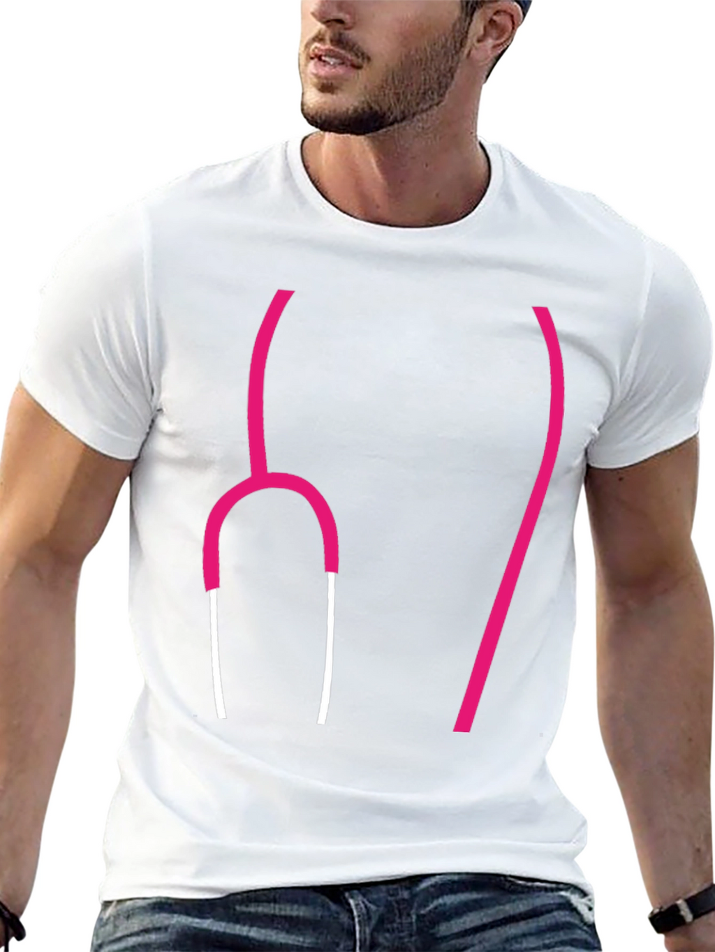 Stethoscope Graphic Tee - Medical Humor T-Shirt