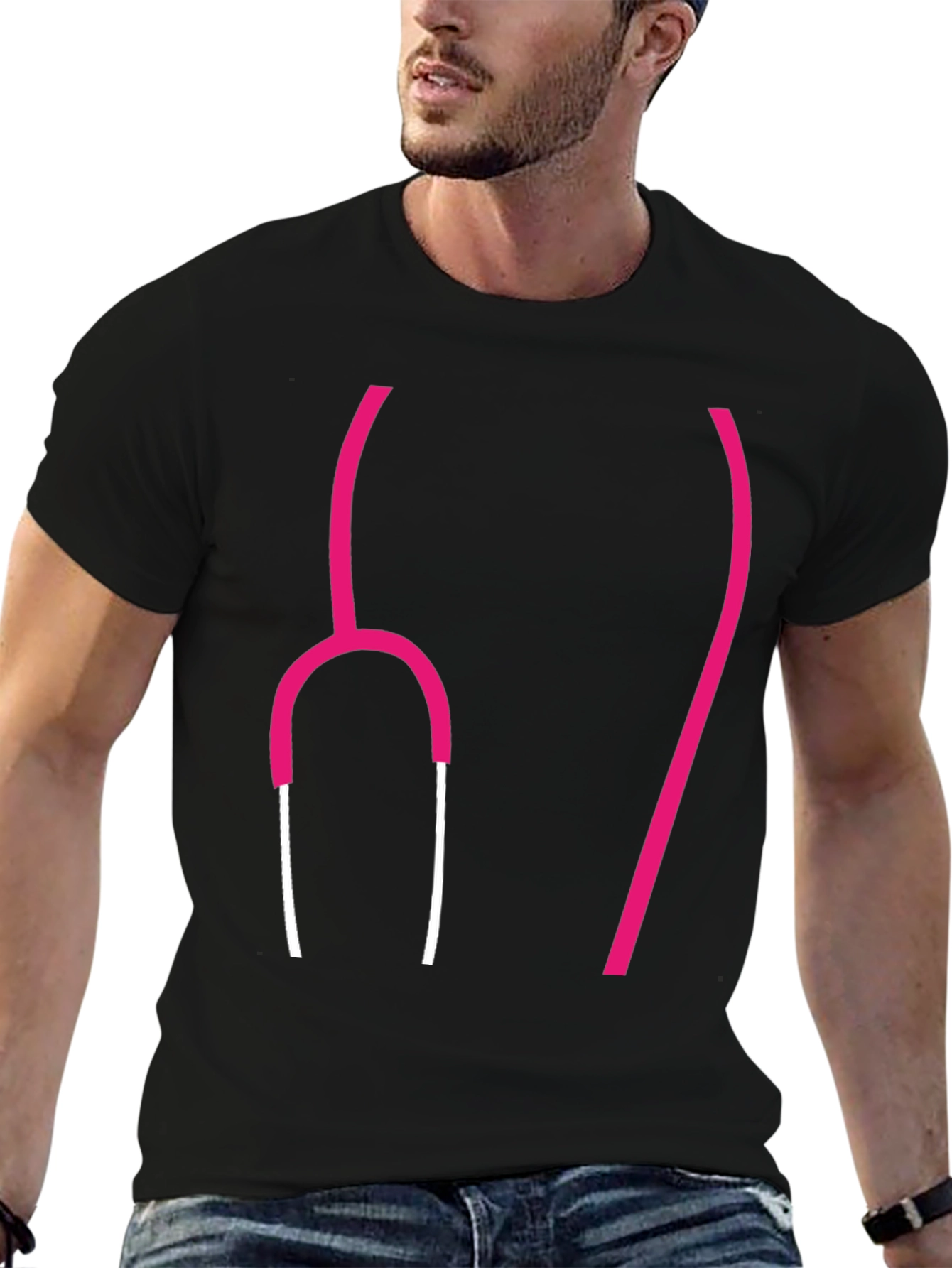 Stethoscope Graphic Tee - Medical Humor T-Shirt