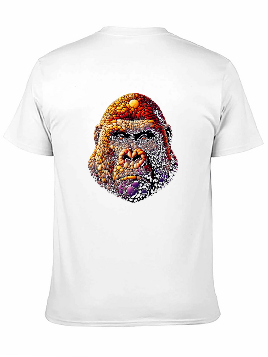 Abstract Gorilla Graphic T-Shirt