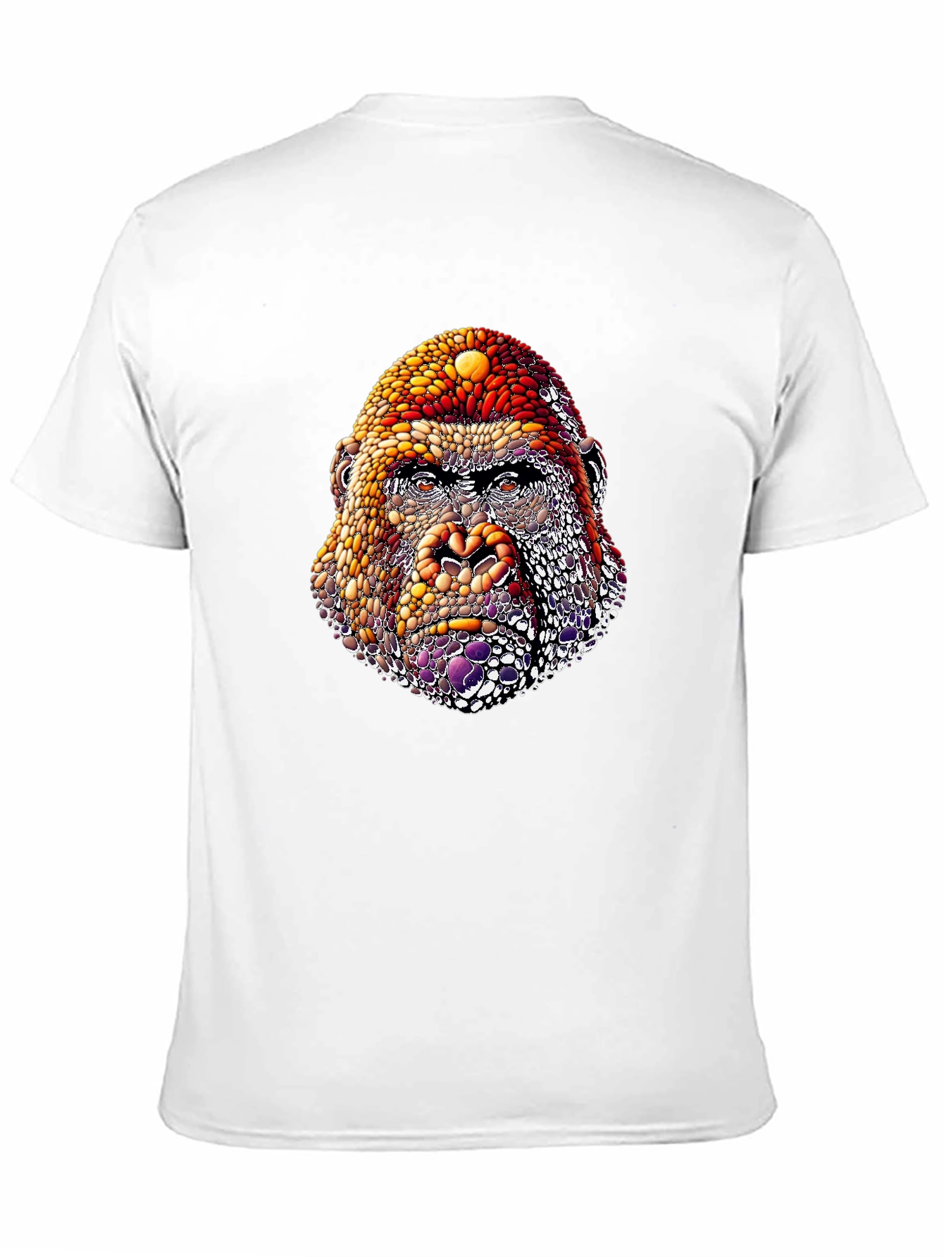 Abstract Gorilla Graphic T-Shirt