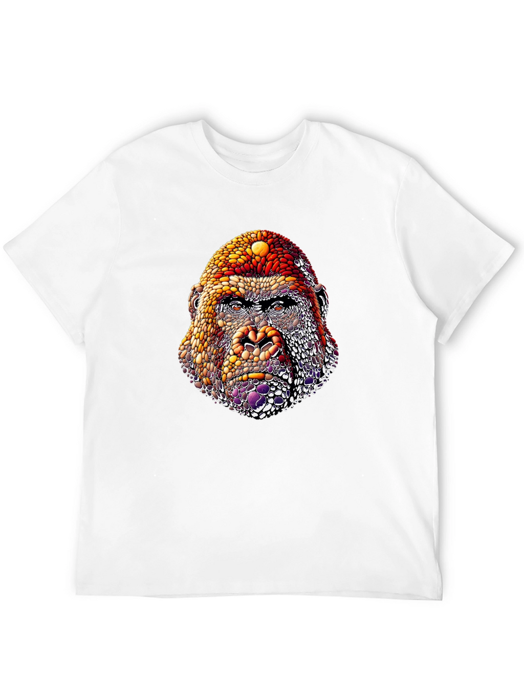 Abstract Gorilla Graphic T-Shirt