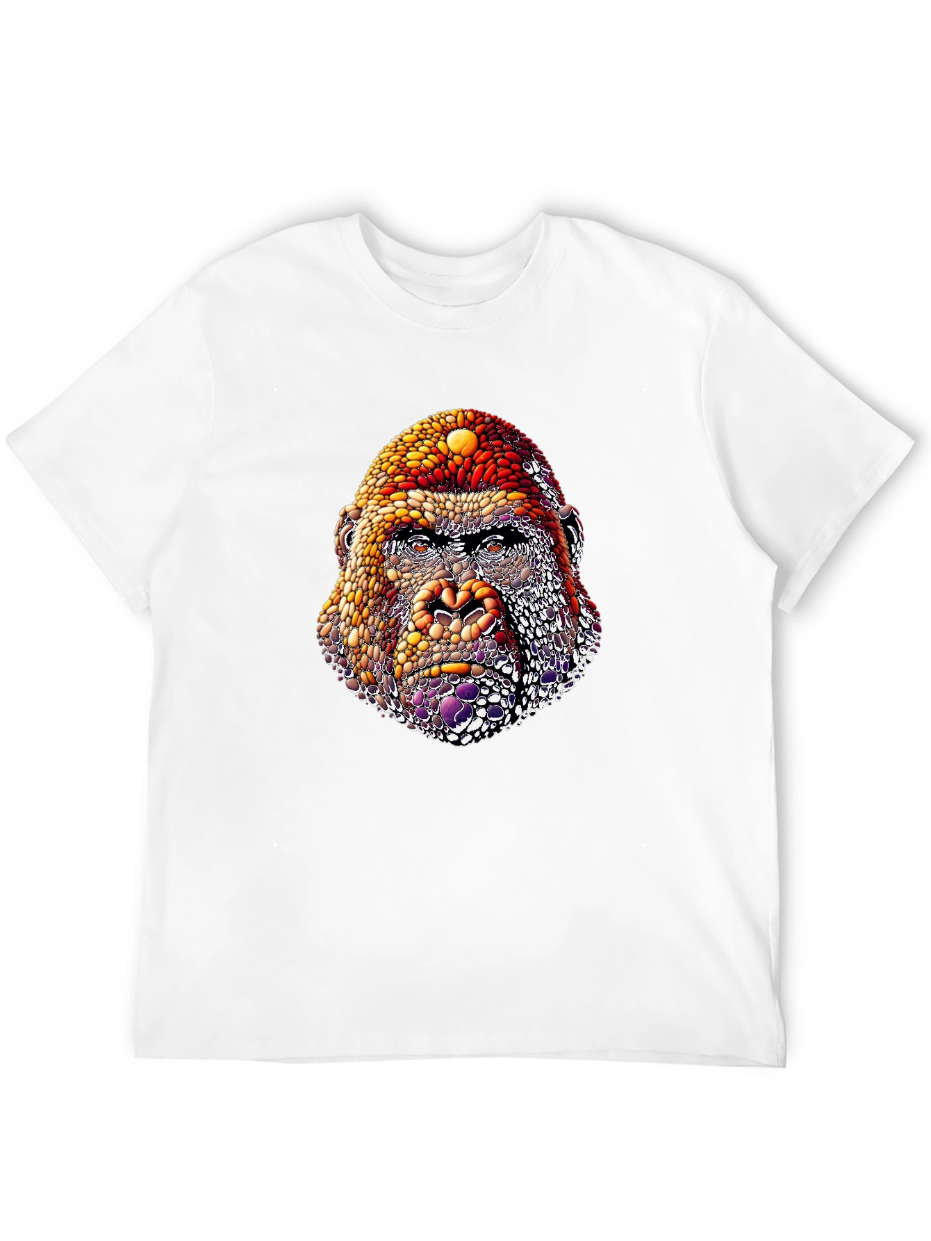 Abstract Gorilla Graphic T-Shirt