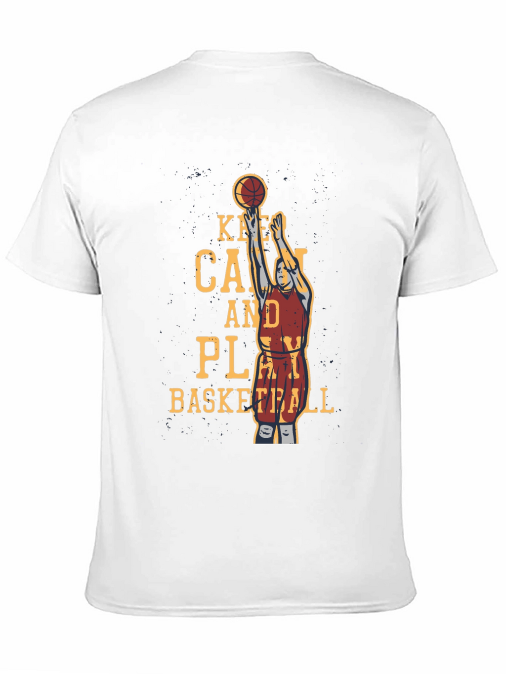 Basketball Graphic T-Shirt - Keep Calm and Play