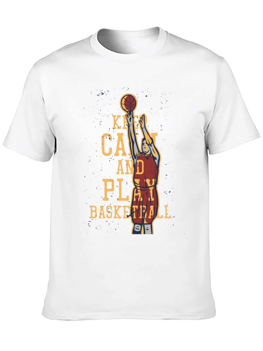 Basketball Graphic T-Shirt - Keep Calm and Play