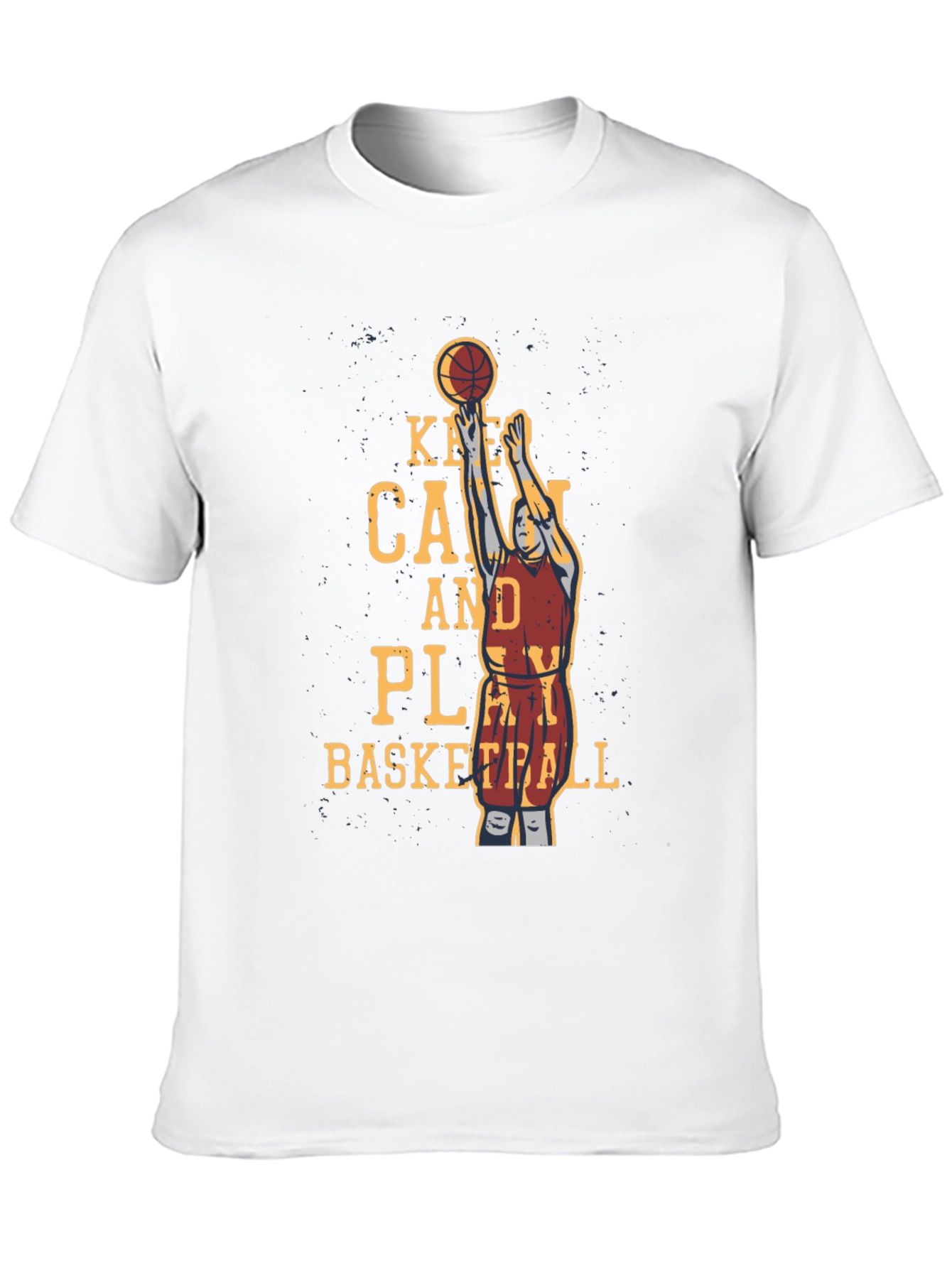 Basketball Graphic T-Shirt - Keep Calm and Play
