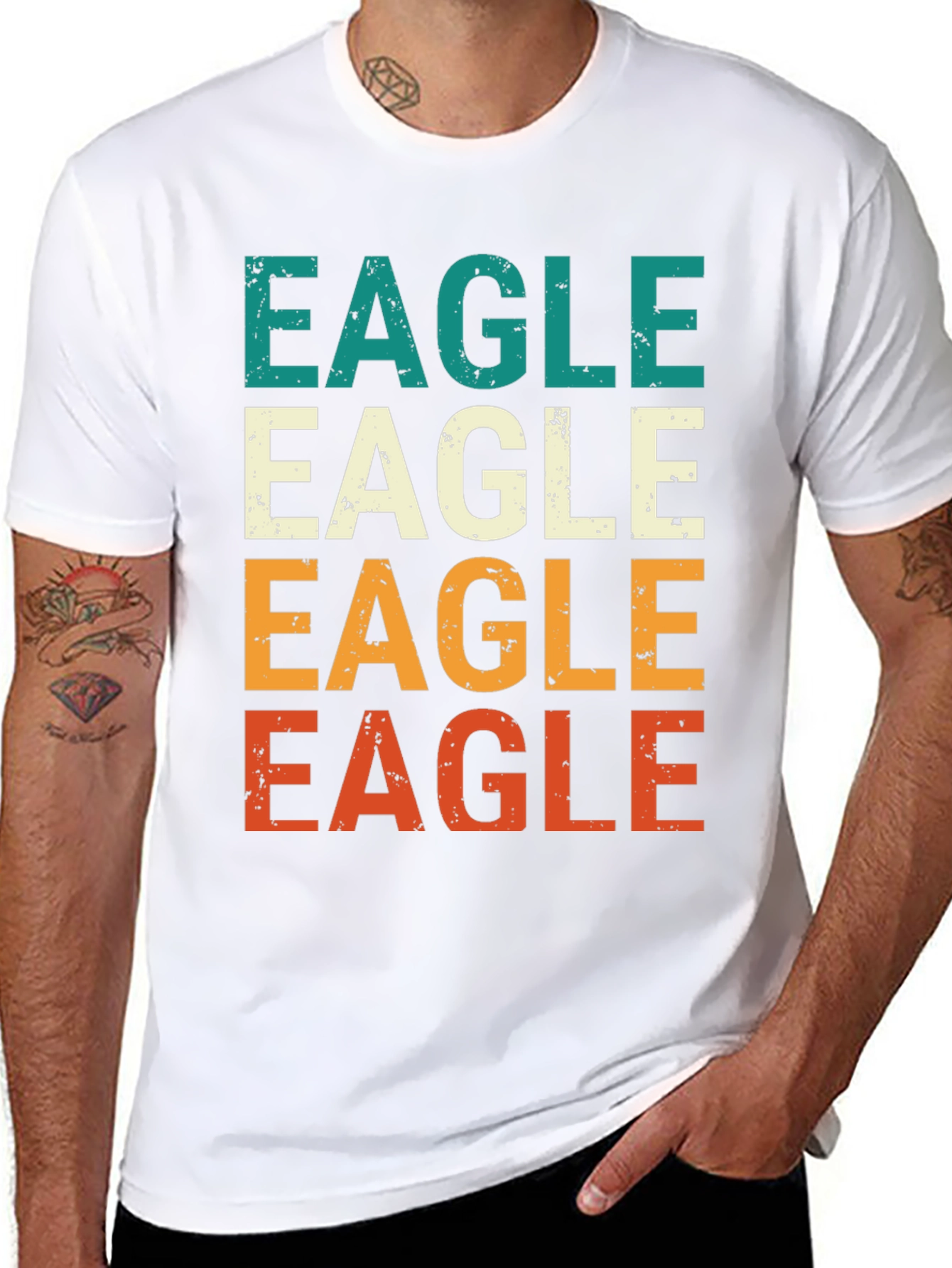 Vintage Eagle Graphic T-Shirt