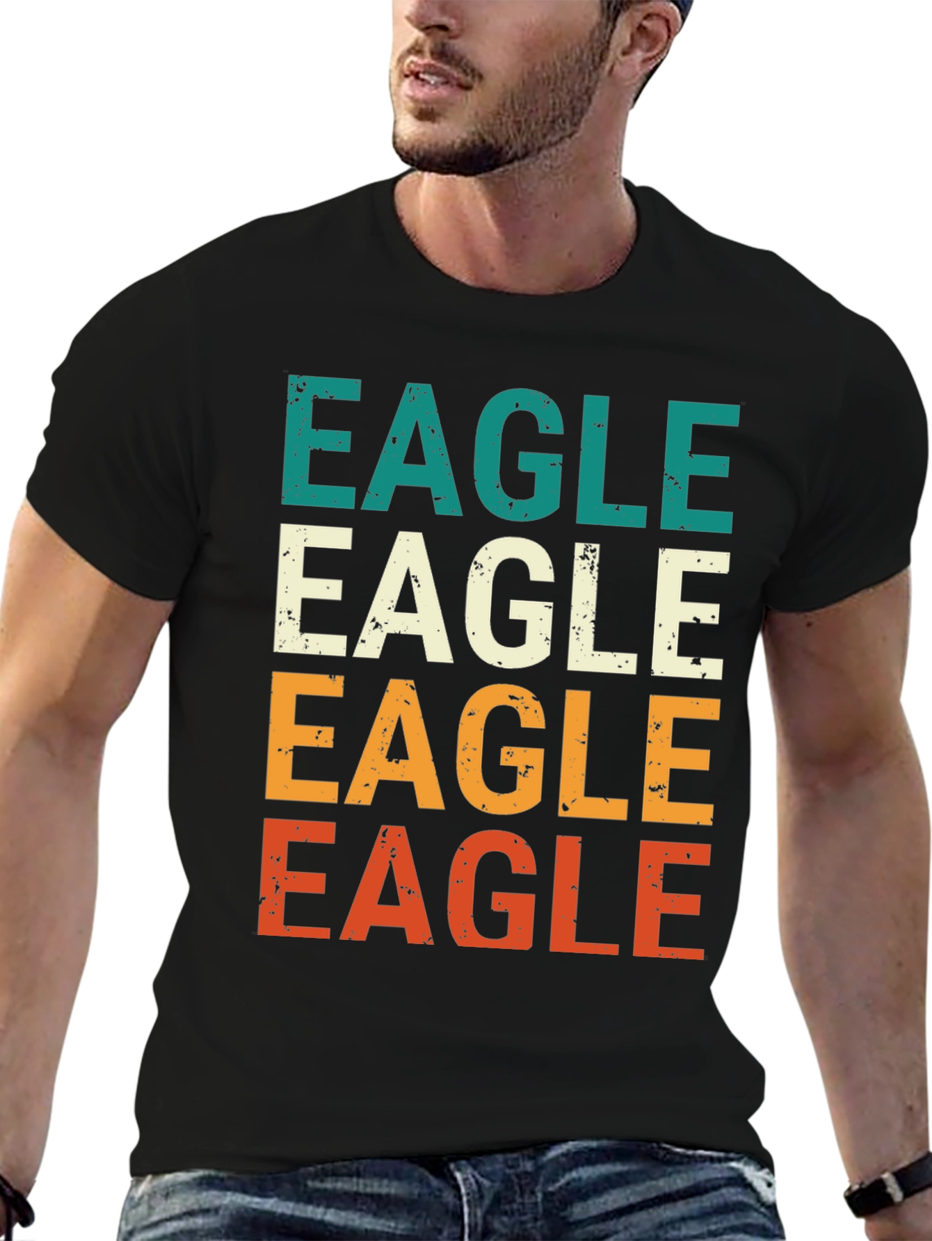 Vintage Eagle Graphic T-Shirt