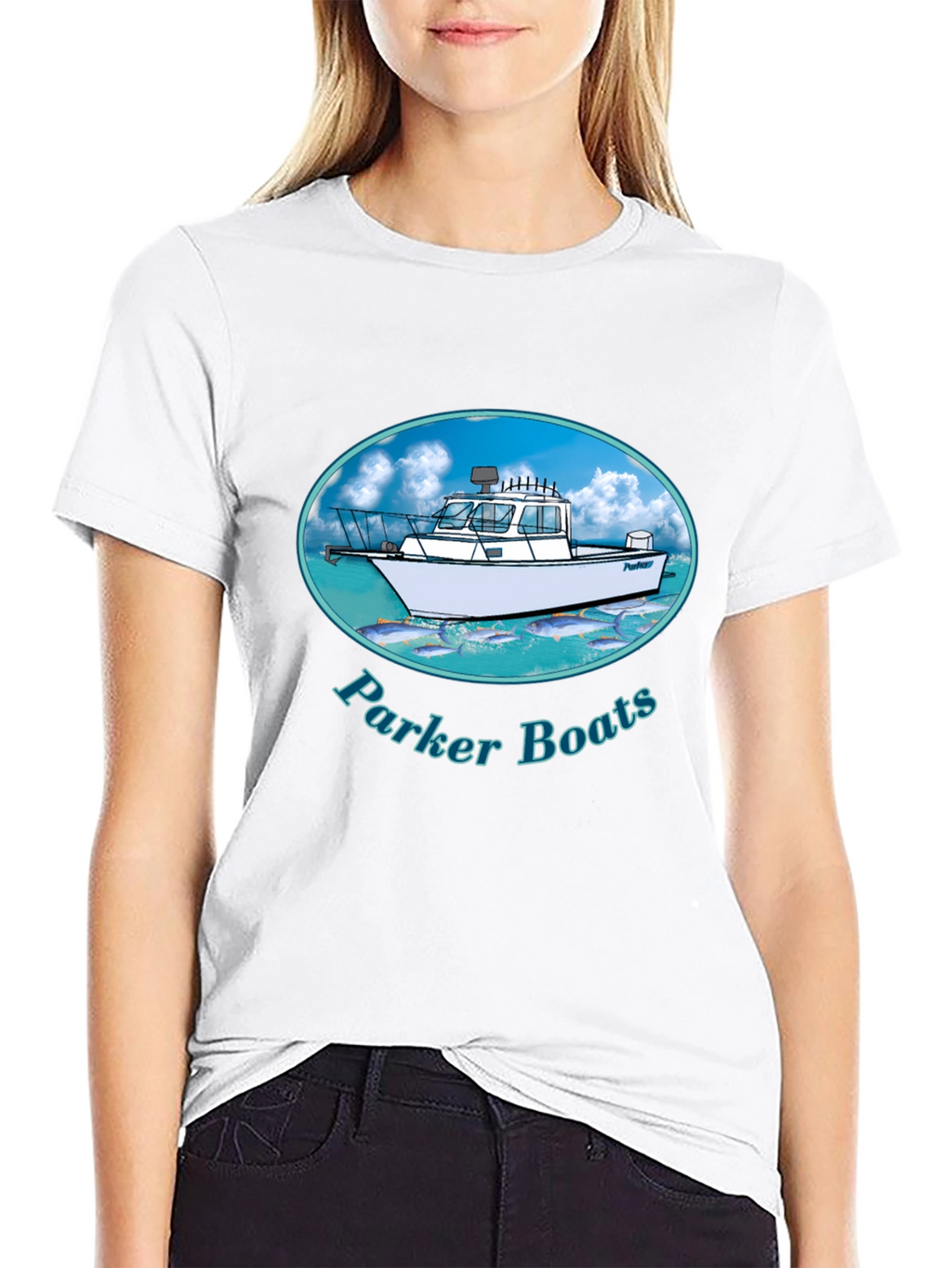 Parker Boats T-Shirt - Black Graphic Tee