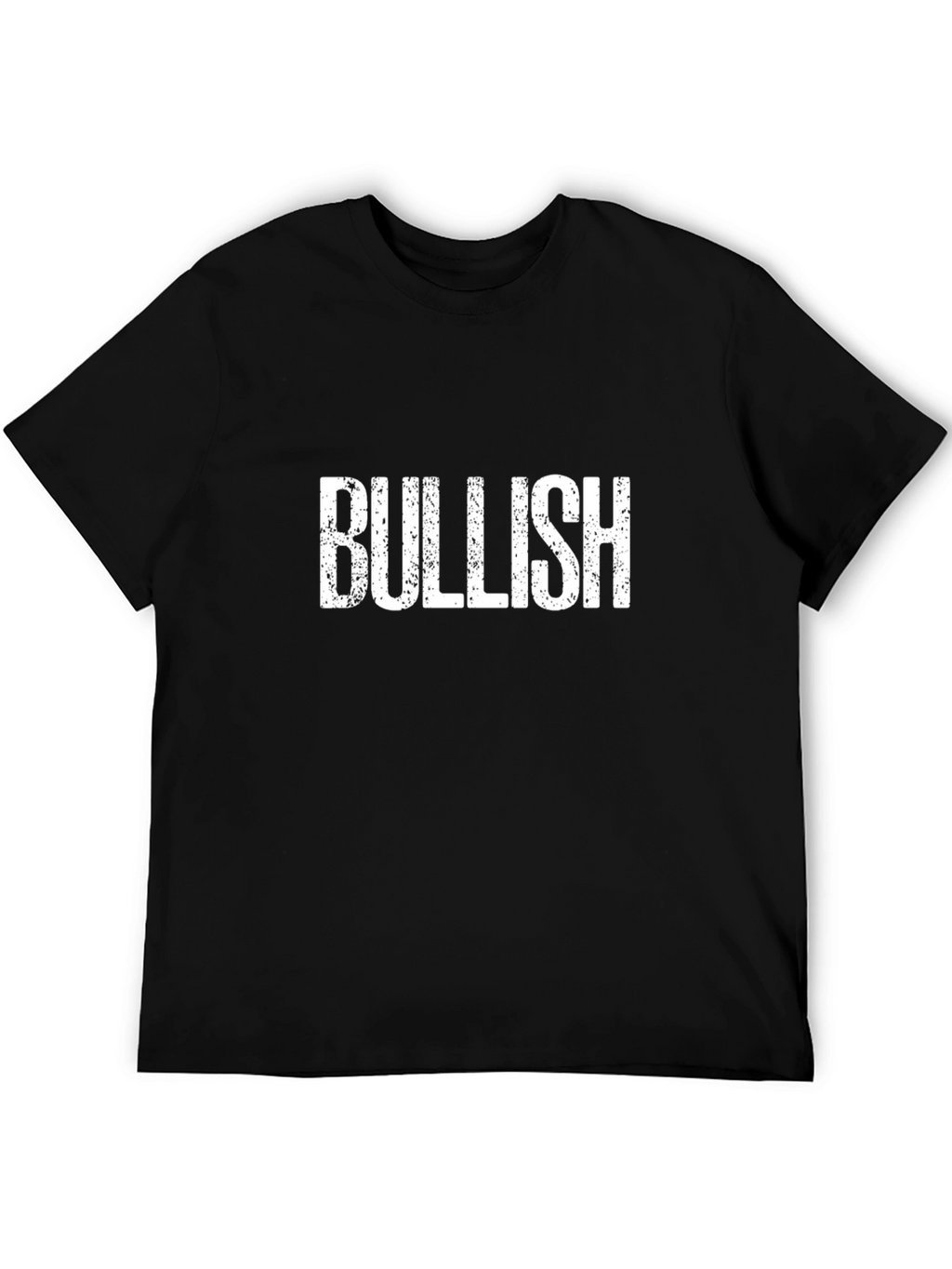 Bullish Graphic Tee - Black Cotton T-Shirt