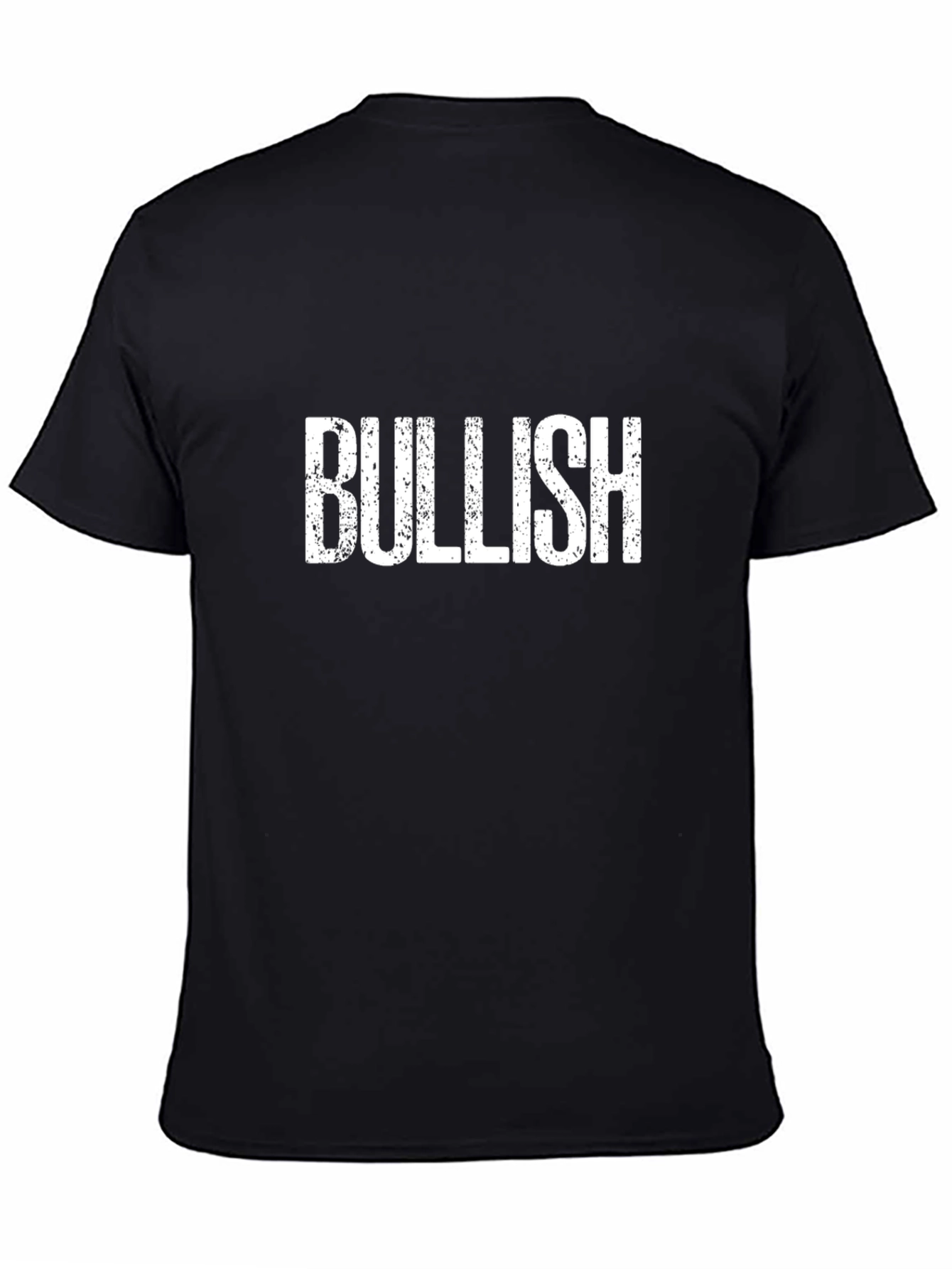 Bullish Graphic Tee - Black Cotton T-Shirt