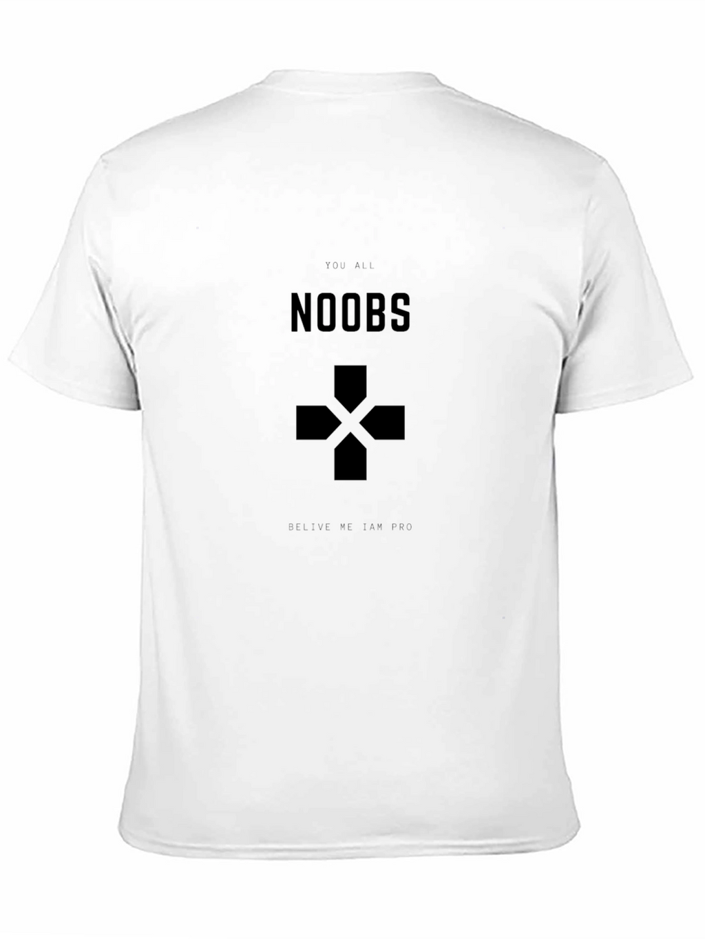 Gaming NOOBS T-Shirt - Black Cotton Tee