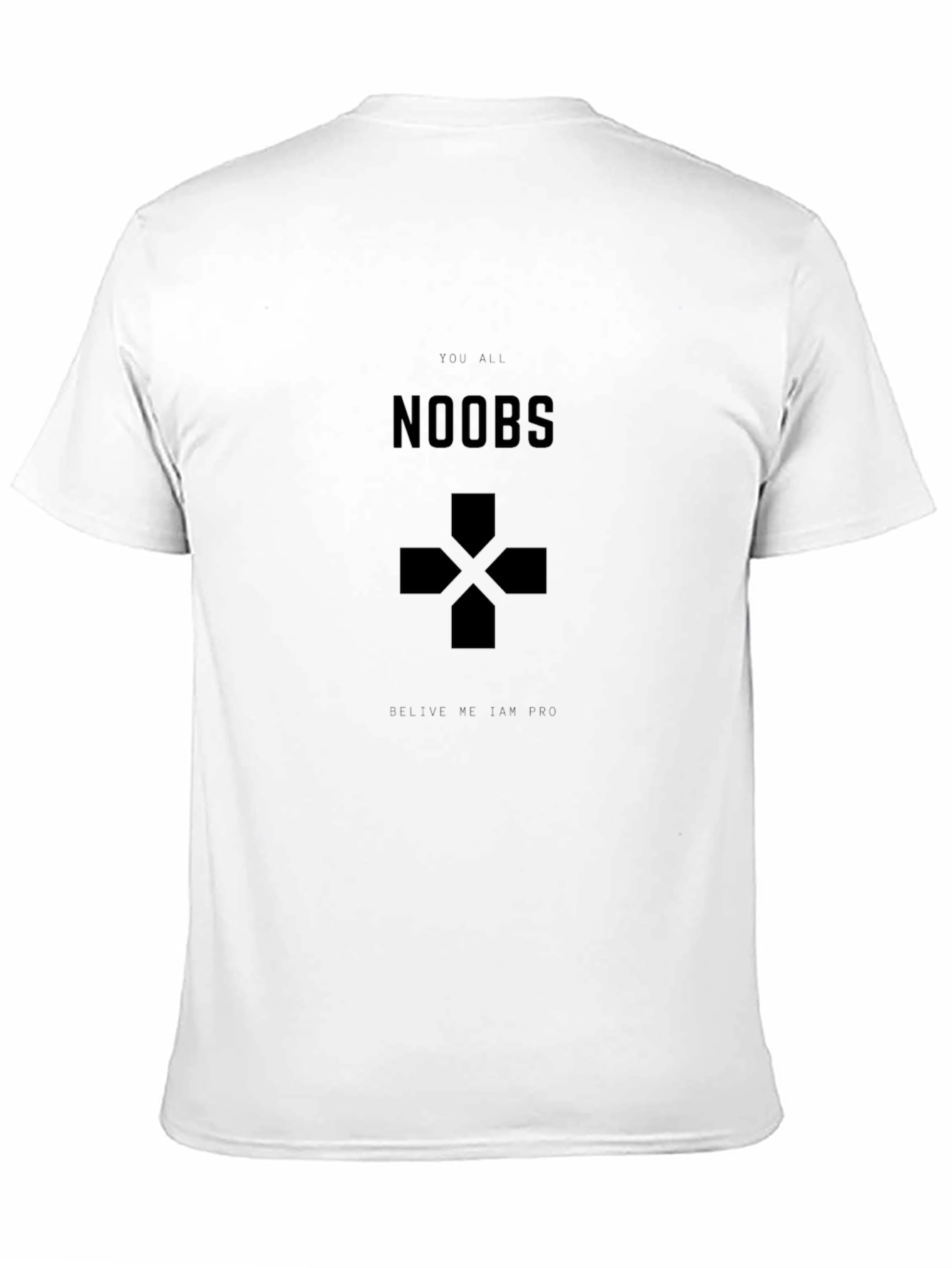 Gaming NOOBS T-Shirt - Black Cotton Tee