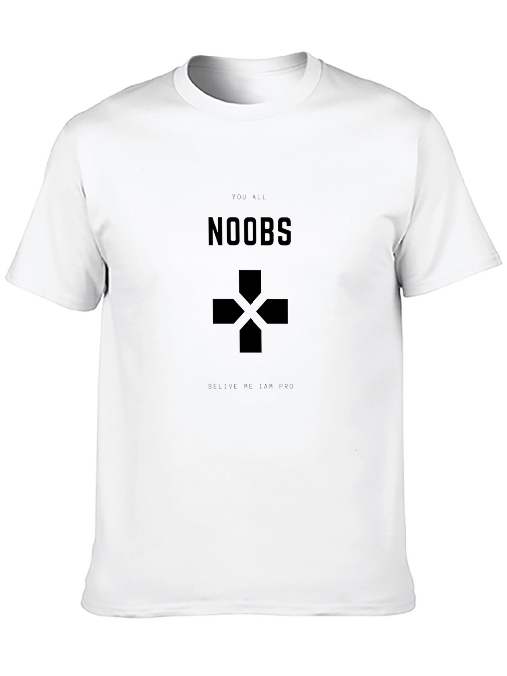Gaming NOOBS T-Shirt - Black Cotton Tee