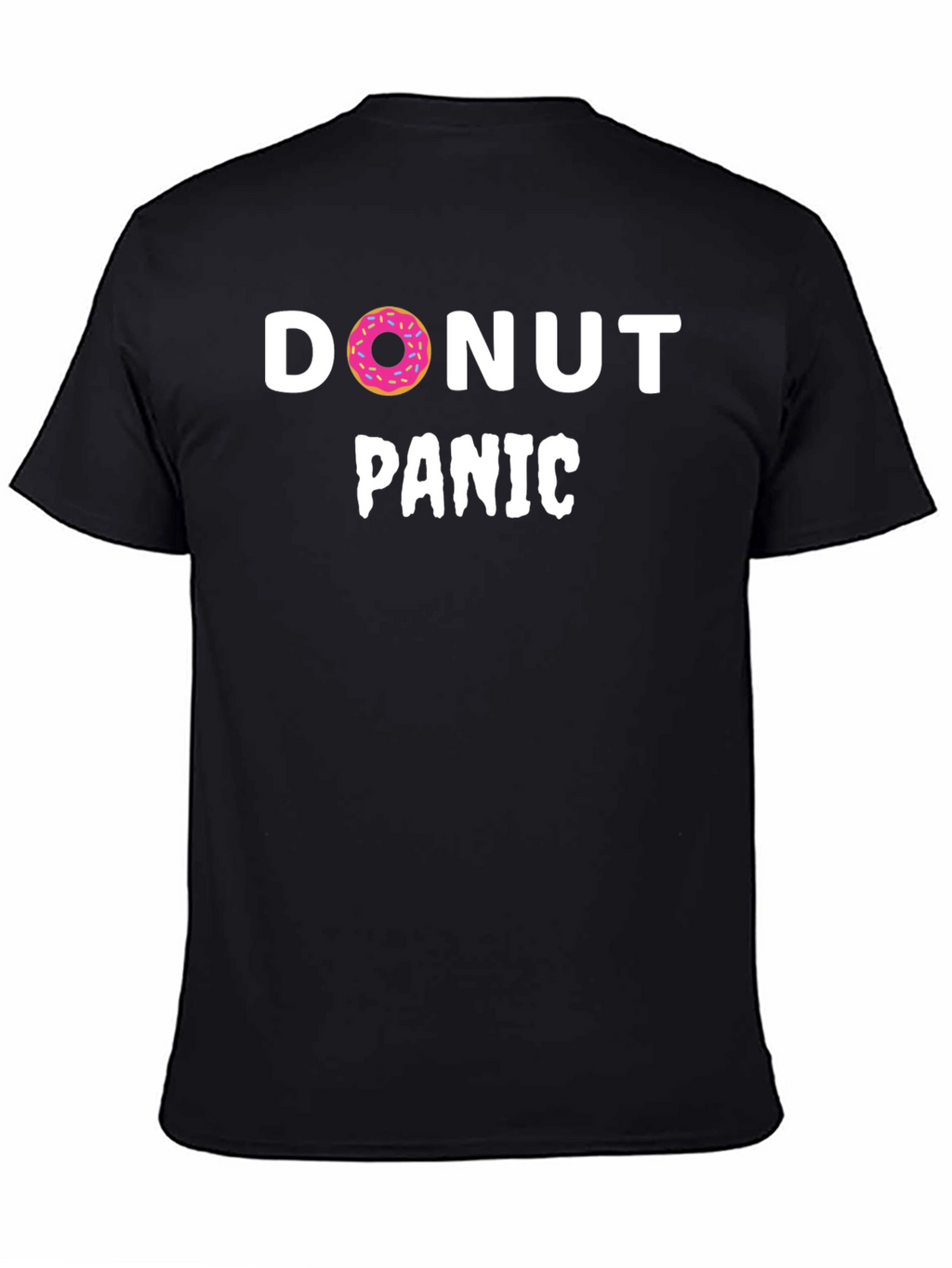 Donut Panic T-Shirt - Funny Graphic Tee