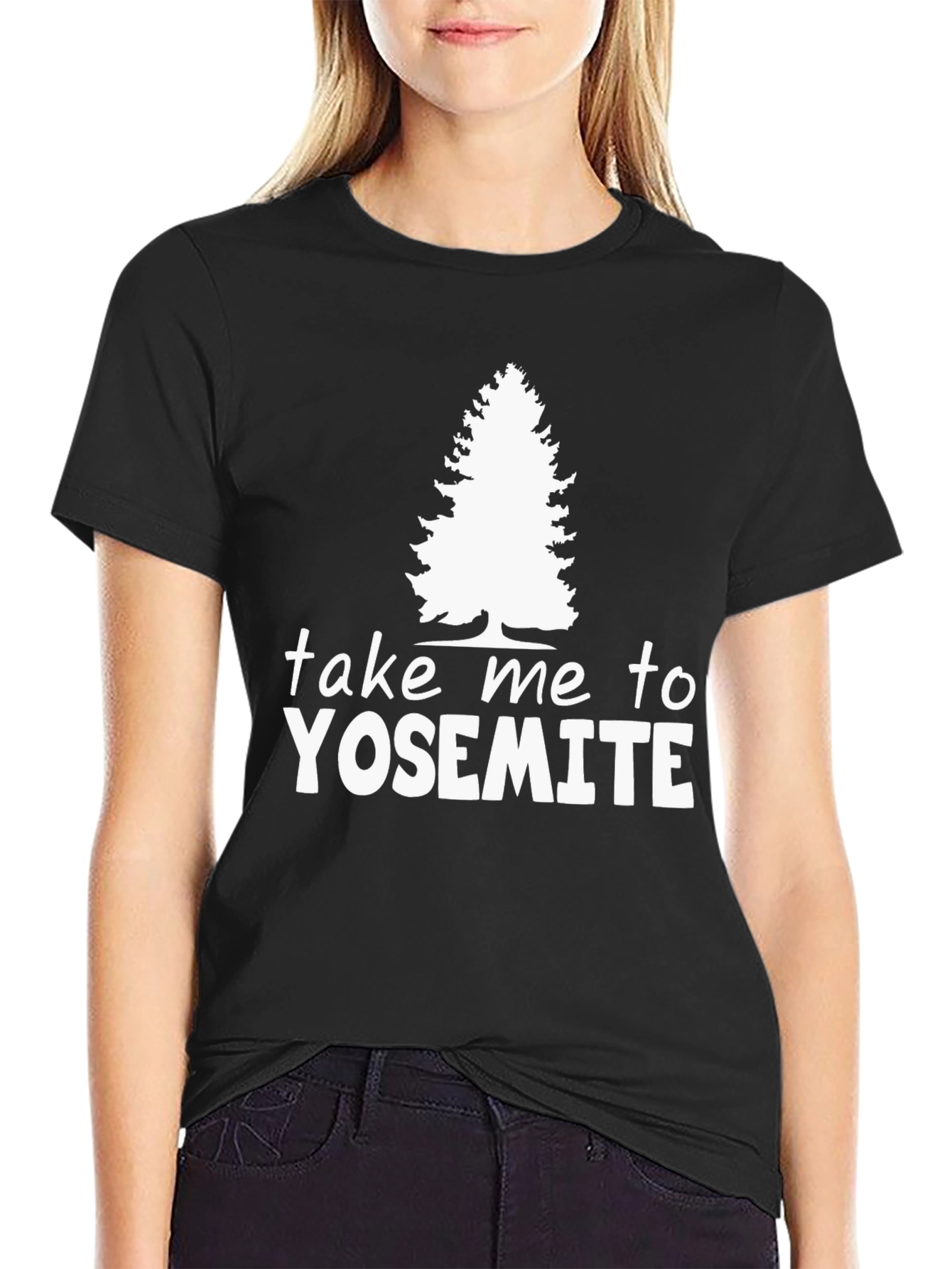 Take Me to Yosemite Black T-Shirt
