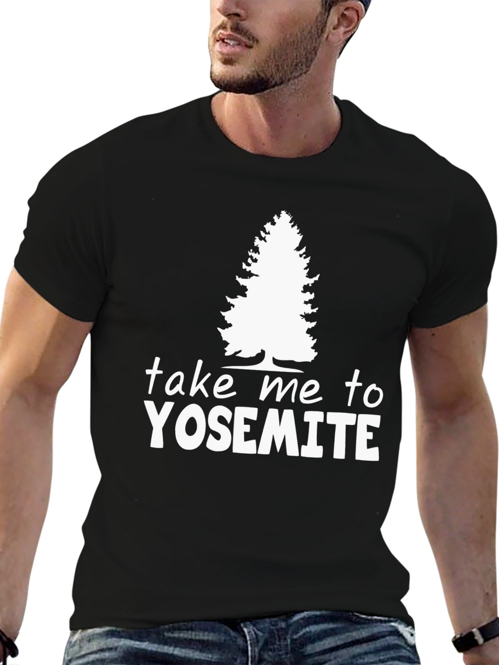 Take Me to Yosemite Black T-Shirt