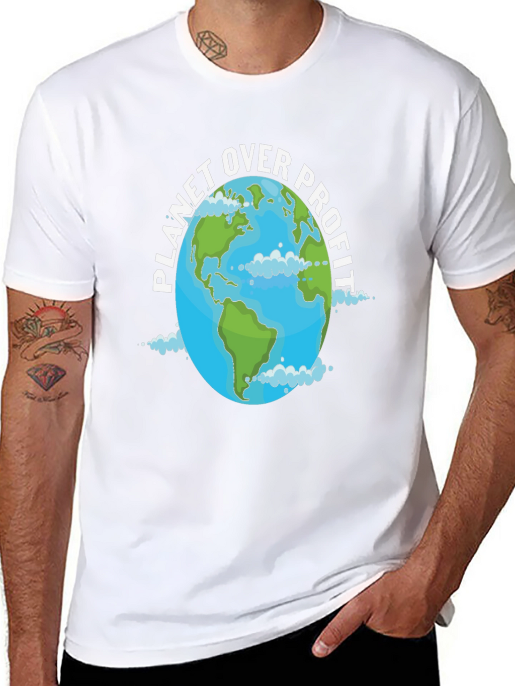 Planet Over Profit Graphic Tee